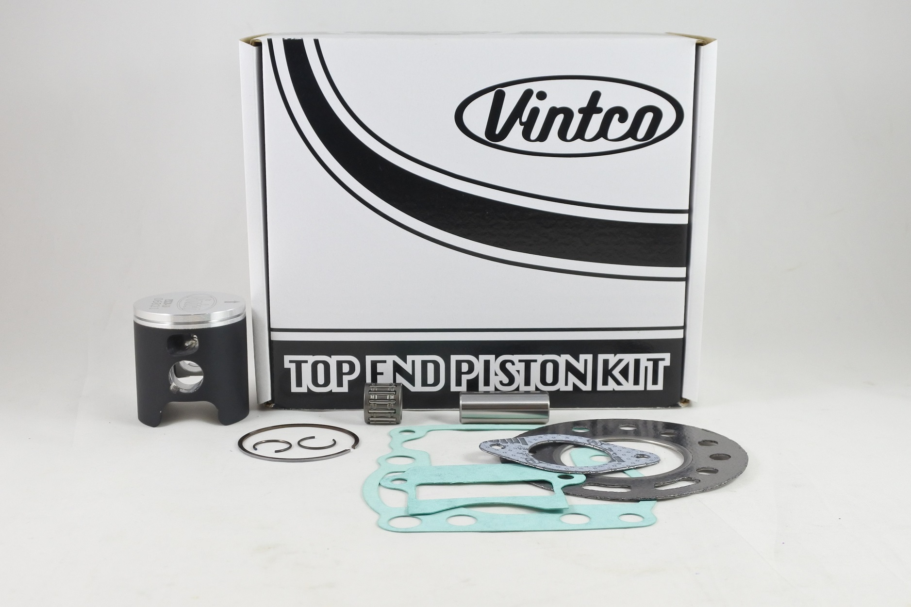 TOP END PISTON KIT 86-87 SUZUKI RM 80 48.5mm 1.0mm OVER VINTCO KTS13-1.0 image 1