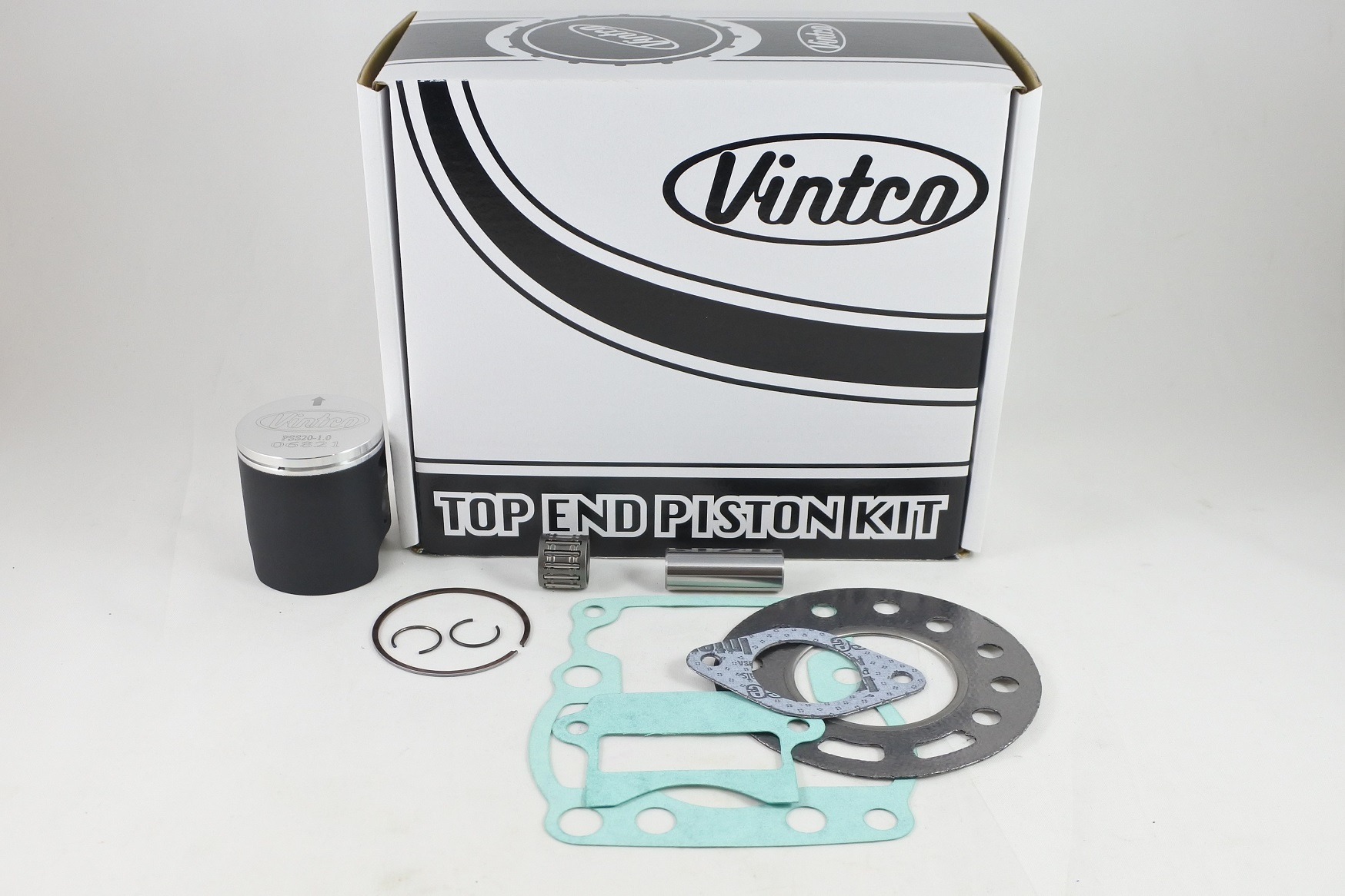 TOP END PISTON KIT 86-87 SUZUKI RM 80 48.5mm 1.0mm OVER VINTCO KTS13-1.0 thumbnail 2