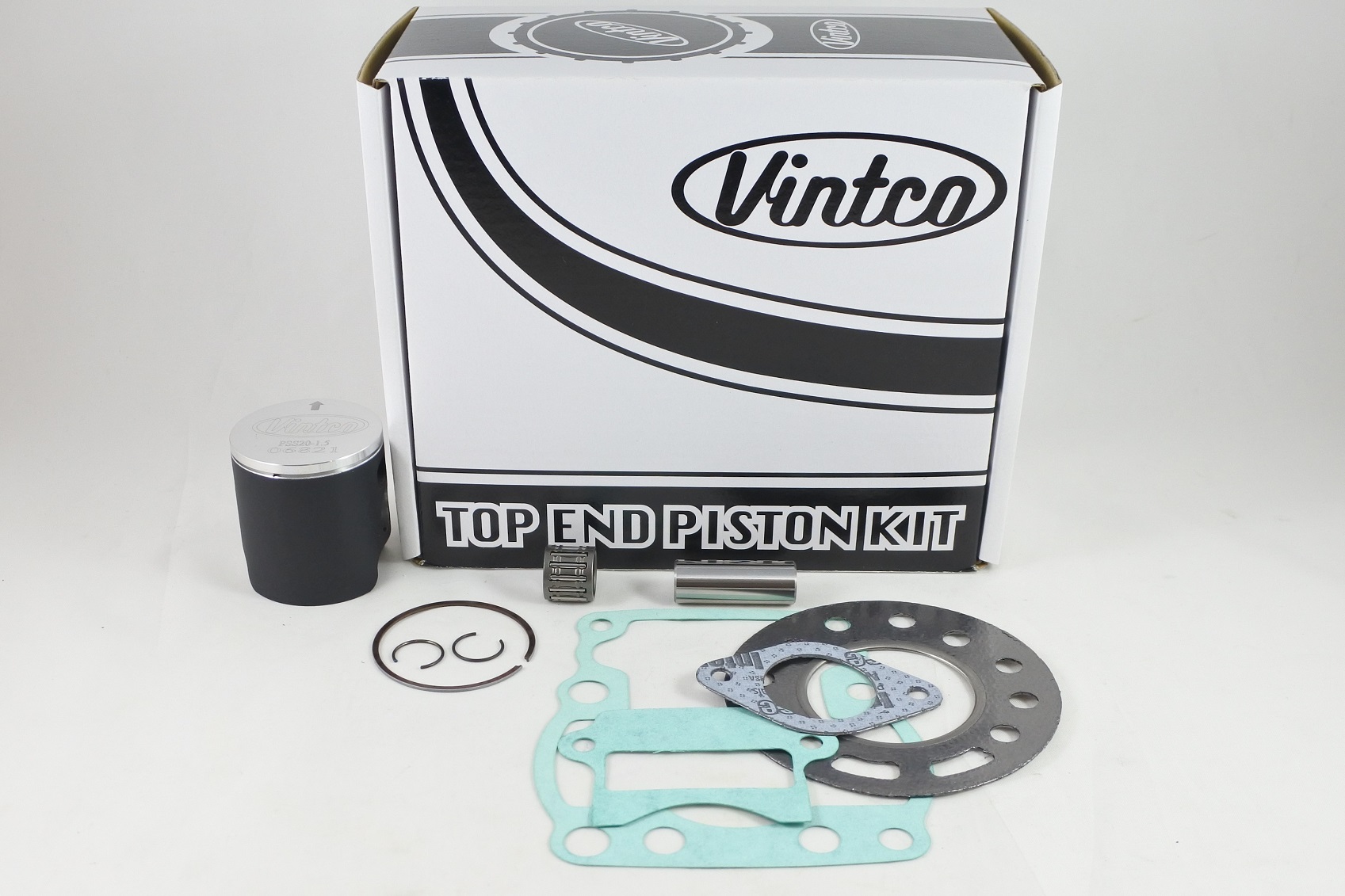 TOP END PISTON KIT 86-87 SUZUKI RM 80 49.0mm 1.5mm OVER VINTCO KTS13-1.5 thumbnail 2