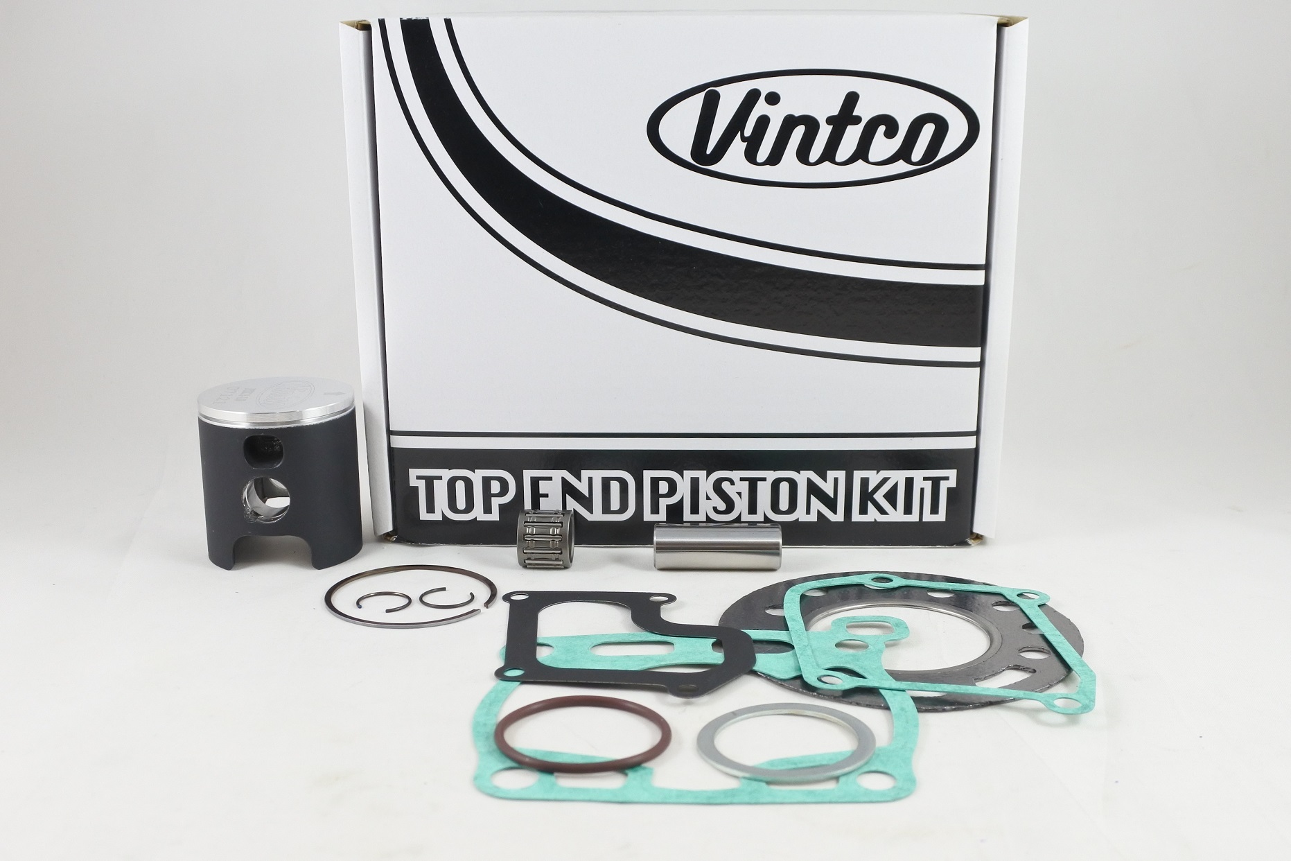 TOP END PISTON KIT 89-90 SUZUKI RM 80 48.00mm +1.0mm OVER VINTCO KTS14-1.0 image 1