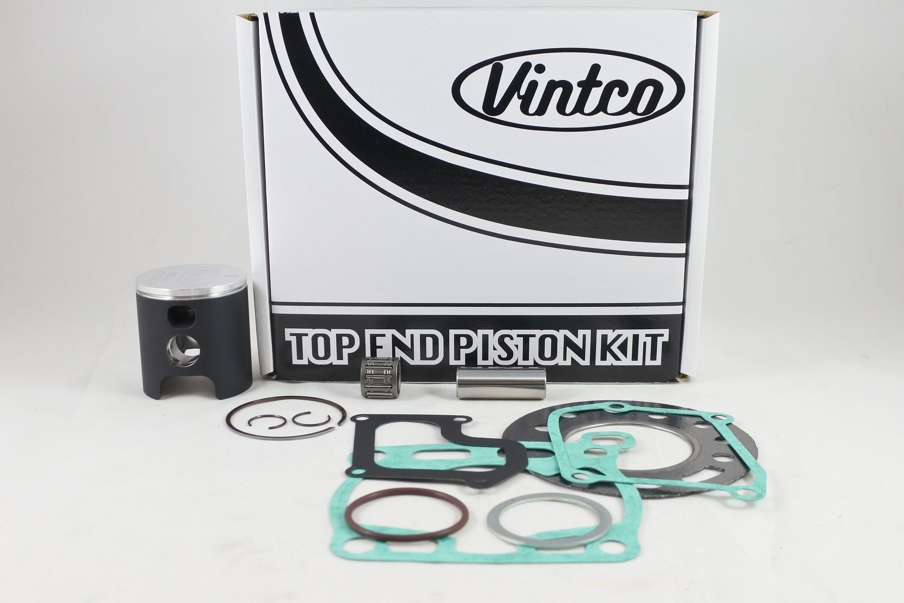 TOP END PISTON KIT 89-90 SUZUKI RM 80 49.00mm 1.5mm OVER VINTCO KTS14-1.5 image 1