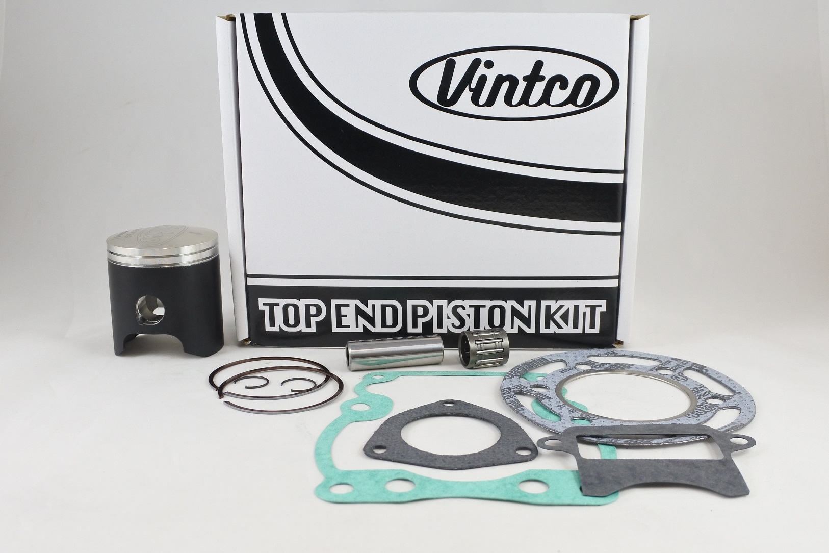 TOP END PISTON KIT 81-81 SUZUKI RM 125 54.5mm 0.50mm OVER VINTCO KTS15-0.5 image 1
