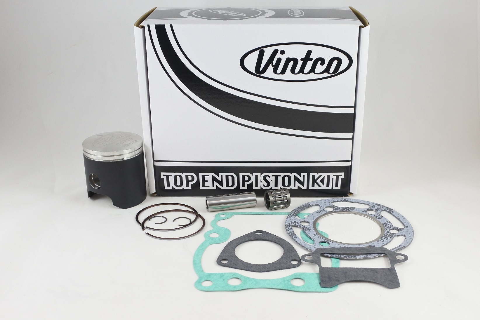 TOP END PISTON KIT 81-81 SUZUKI RM 125 55.00mm 1.0mm OVER VINTCO KTS15-1.0 thumbnail 2