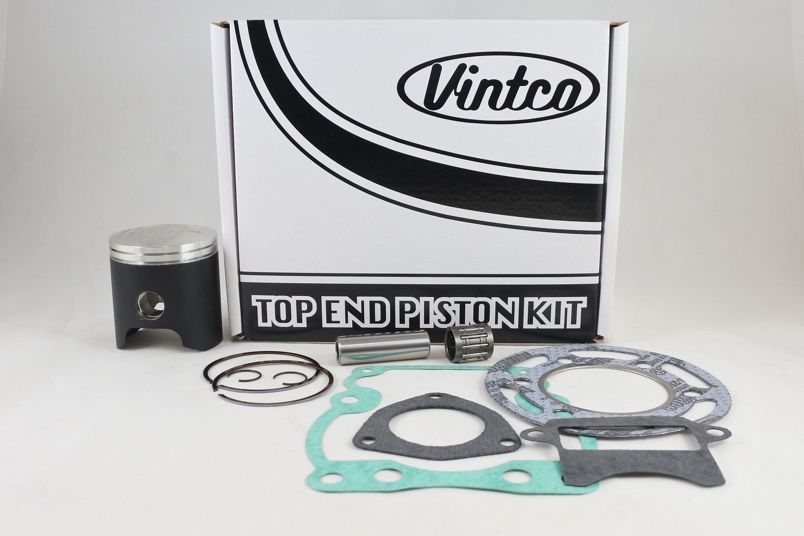 TOP END PISTON KIT 81-81 SUZUKI RM 125 55.50mm 1.5mm OVER VINTCO KTS15-1.5 image 1