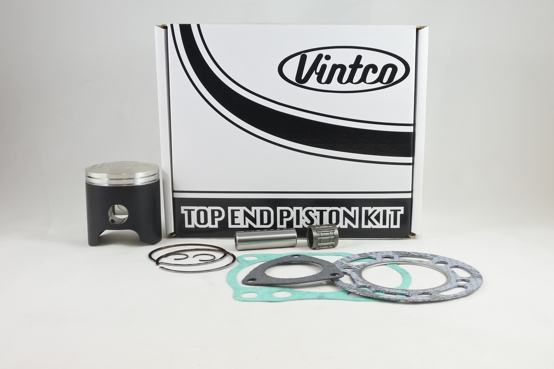 TOP END PISTON KIT 82-83 SUZUKI RM 125 54.5mm 0.50mm OVER VINTCO KTS16-0.5 image 1