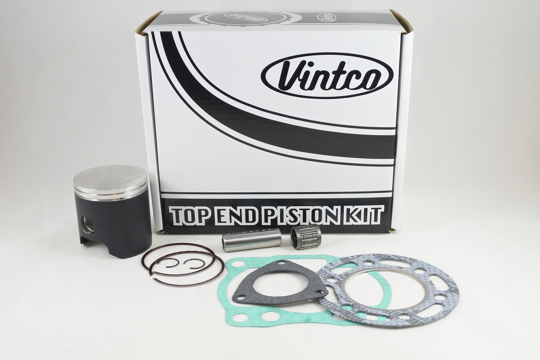 TOP END PISTON KIT 82-83 SUZUKI RM 125 55.00mm 1.0mm OVER VINTCO KTS16-1.0 thumbnail 2