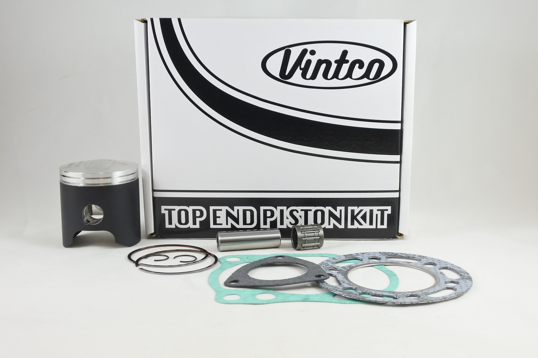 TOP END PISTON KIT 82-83 SUZUKI RM 125 56.00mm 2.0 OVER VINTCO KTS16-2.0 image 1