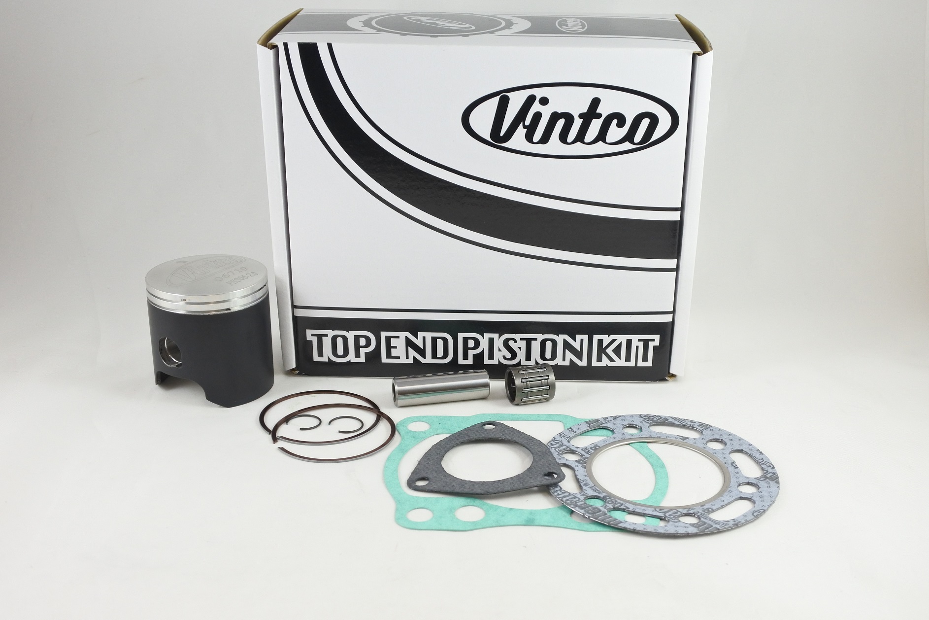 TOP END PISTON KIT 82-83 SUZUKI RM 125 56.00mm 2.0 OVER VINTCO KTS16-2.0 thumbnail 2