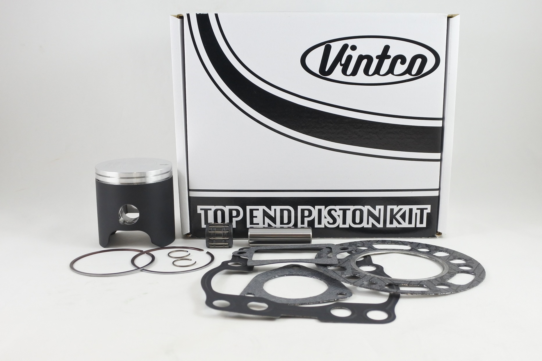 TOP END PISTON KIT 85-85 SUZUKI RM 125 56.00MM 1.5MM OVER VINTCO KTS17-1.5 image 1