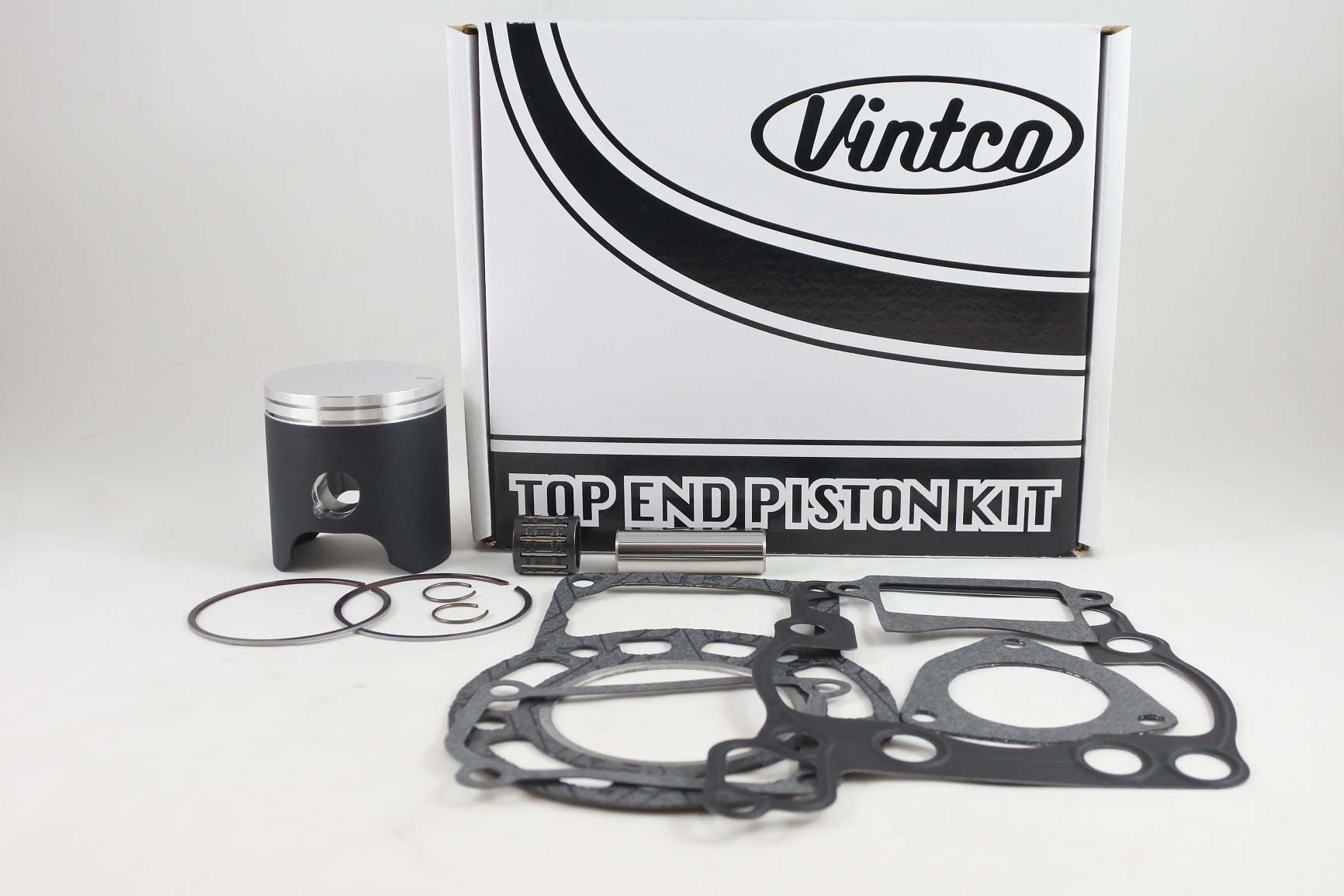 TOP END PISTON KIT 86-86 SUZUKI RM 125 55.00mm VINTCO KTS18-1.0 image 1