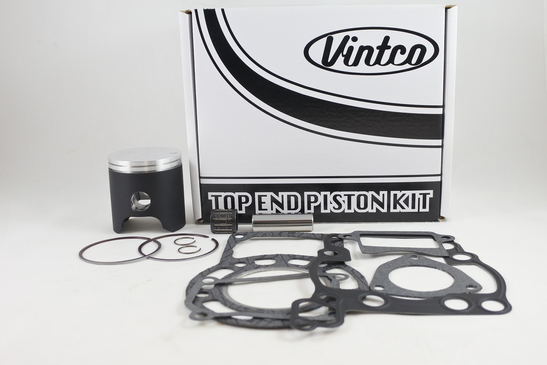 TOP END PISTON KIT 86-86 SUZUKI RM 125 55.5mm 1.5mm OVER VINTCO KTS18-1.5 image 1