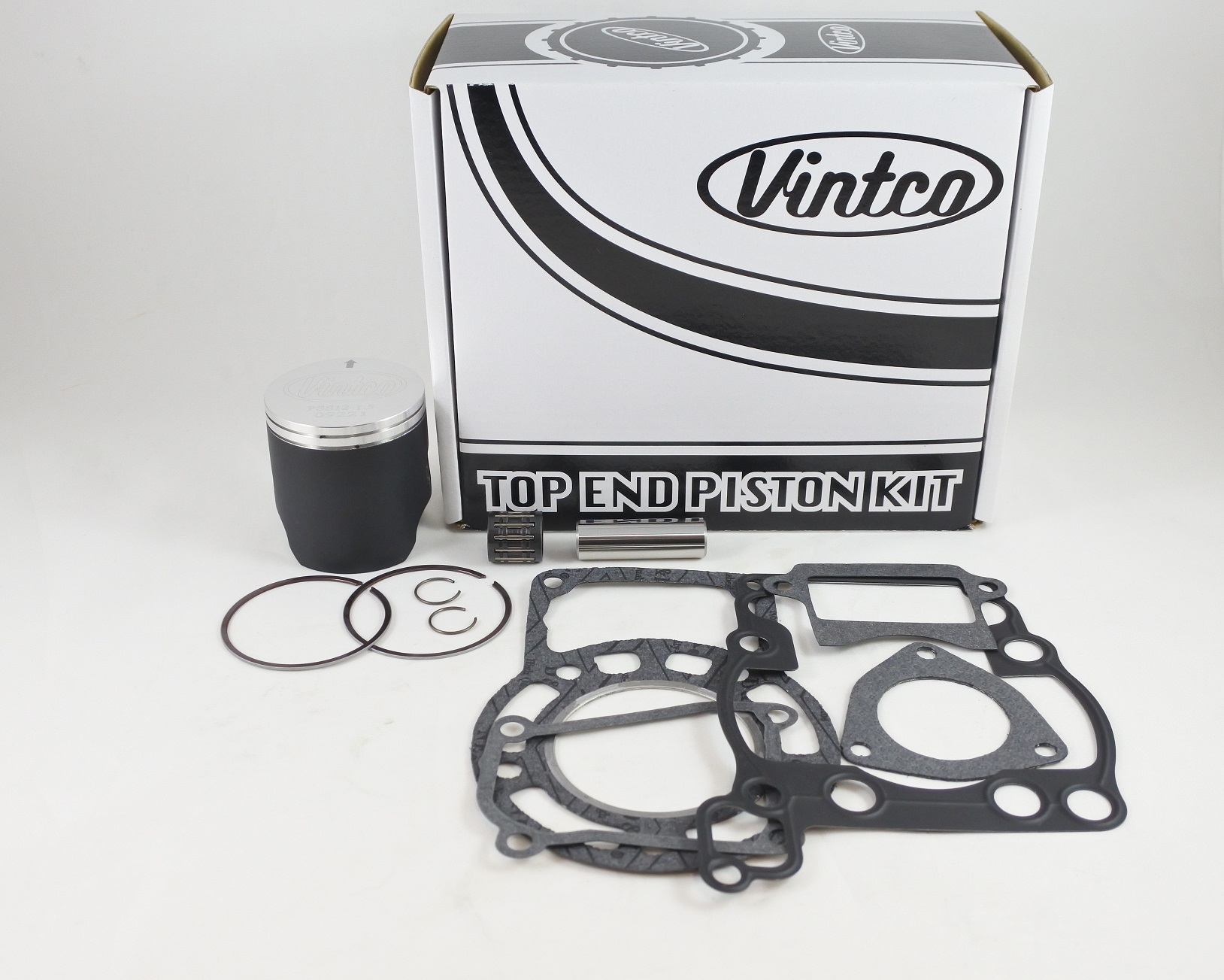 TOP END PISTON KIT 86-86 SUZUKI RM 125 55.5mm 1.5mm OVER VINTCO KTS18-1.5 thumbnail 2