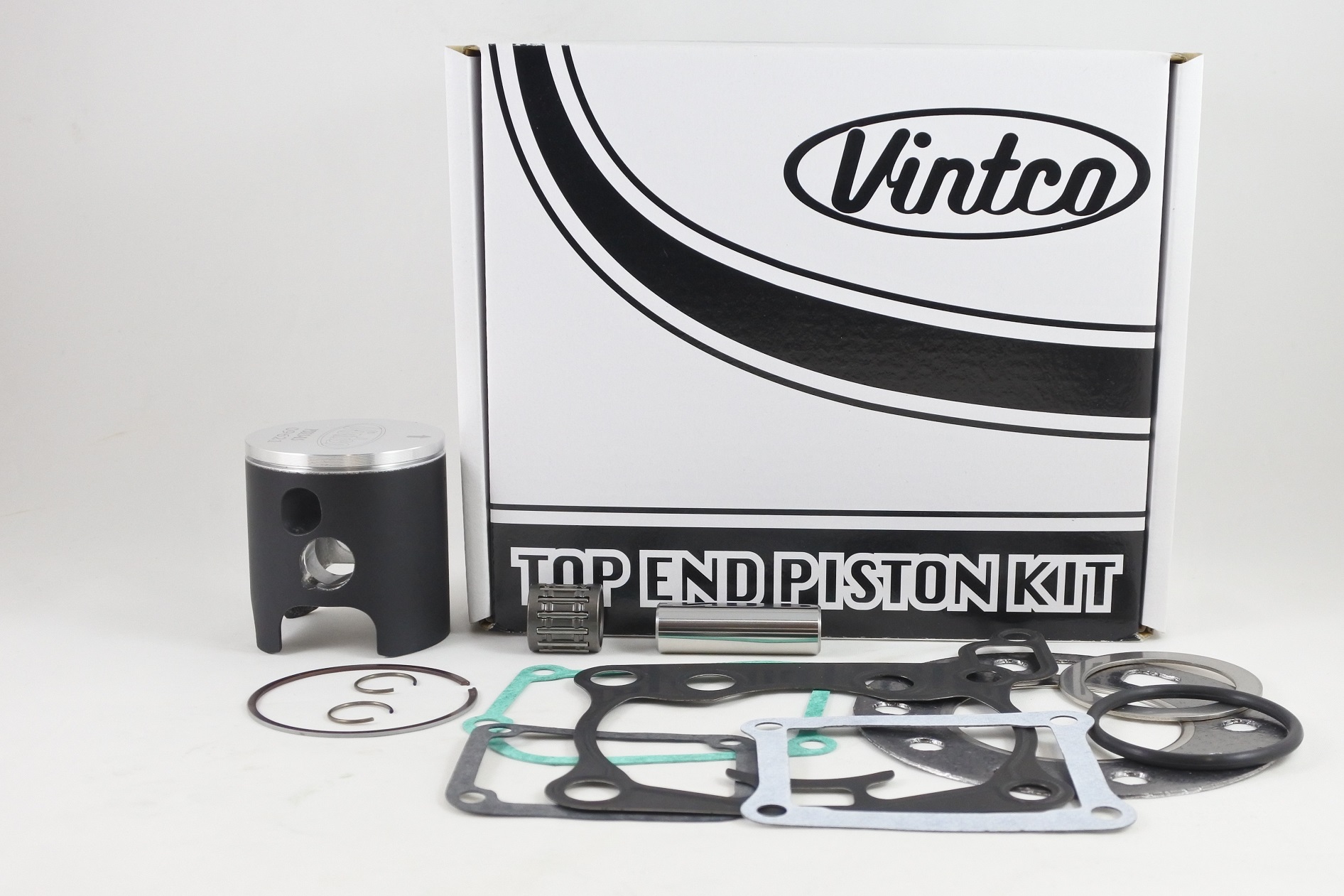 TOP END PISTON KIT 87-87 SUZUKI RM 125 54.5mm VINTCO KTS19-0.5 image 1