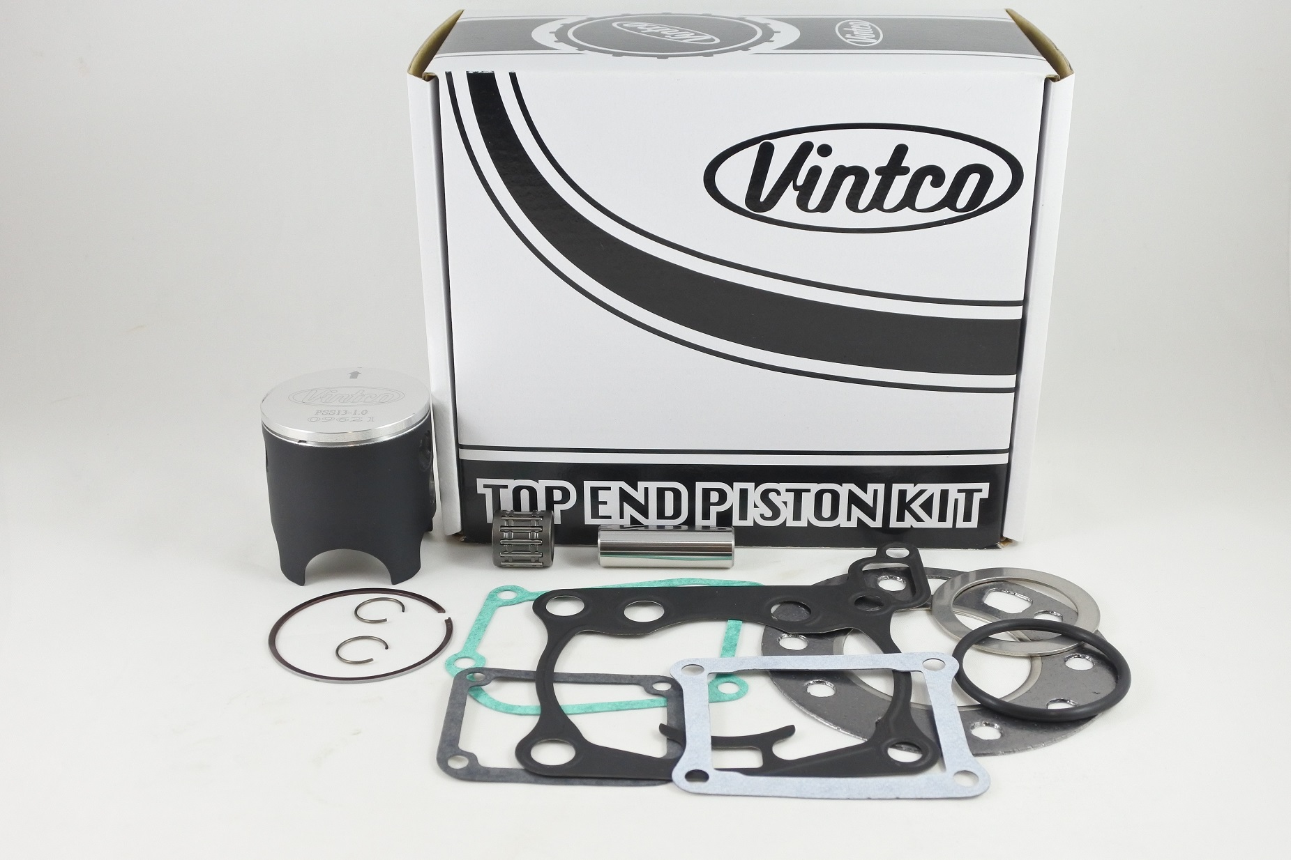 TOP END PISTON KIT 87-87 SUZUKI RM 125 55.00mm 1.0mm OVER VINTCO thumbnail 2