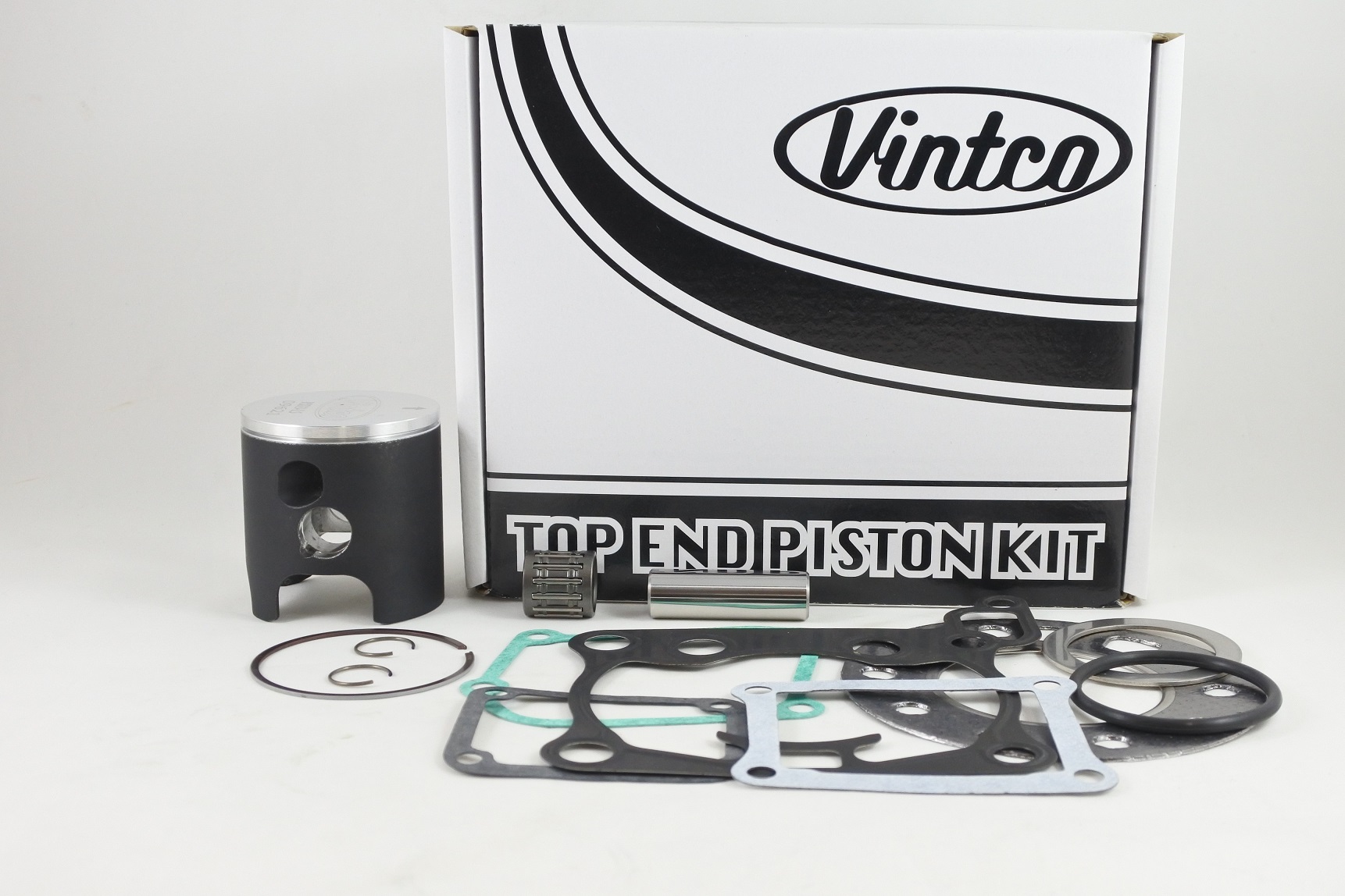 TOP END PISTON KIT 87-87 SUZUKI RM 125 55.5mm 1.5mm OVER VINTCO KTS19-1.5 image 1