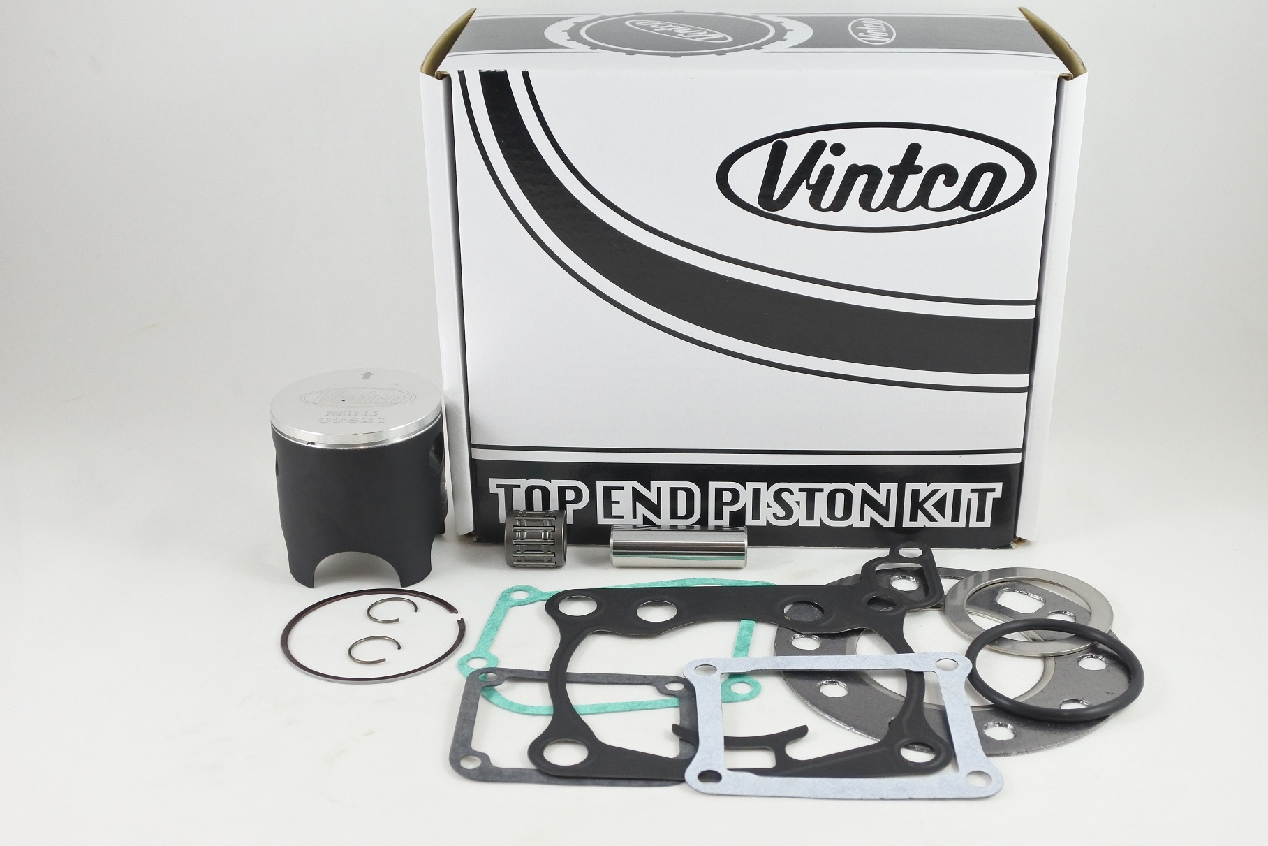 TOP END PISTON KIT 87-87 SUZUKI RM 125 55.5mm 1.5mm OVER VINTCO KTS19-1.5 thumbnail 2
