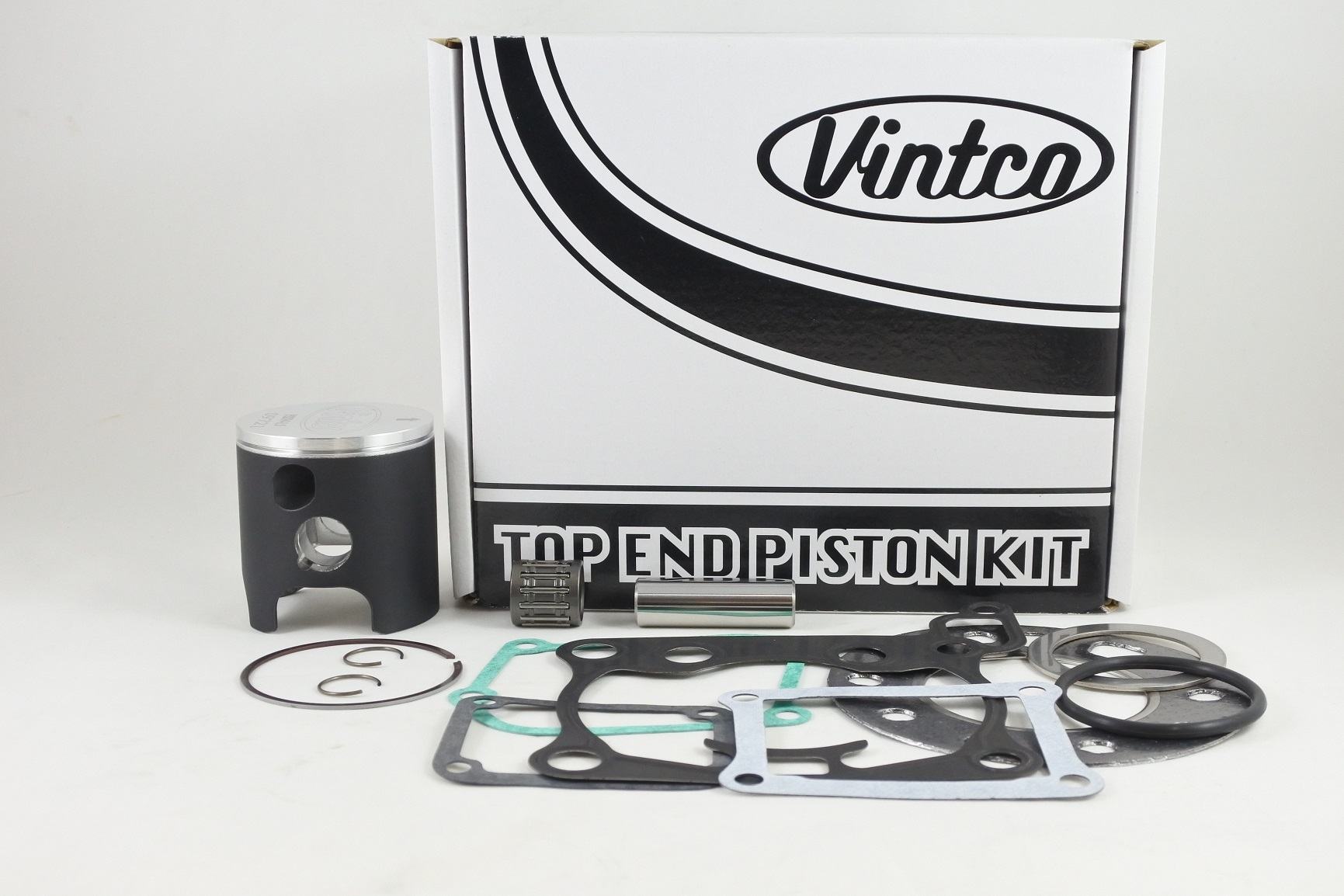 TOP END PISTON KIT 88-88 SUZUKI RM 125 55.5mm 1.5mm OVER VINTCO KTS20-1.5 image 1