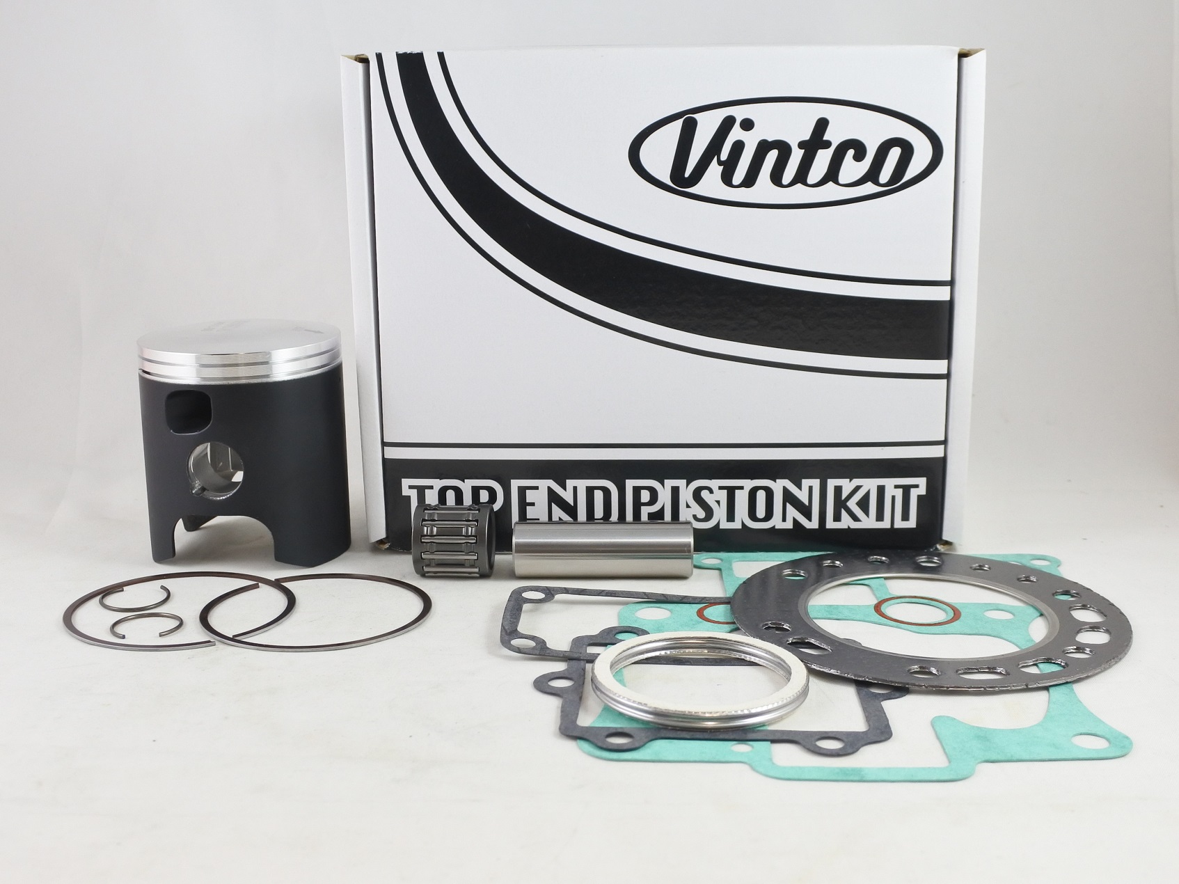 TOP END PISTON KIT 88-92 SUZUKI LT250R QUADRACER 67MM STANDARD VINTCO KTS28-00 image 1