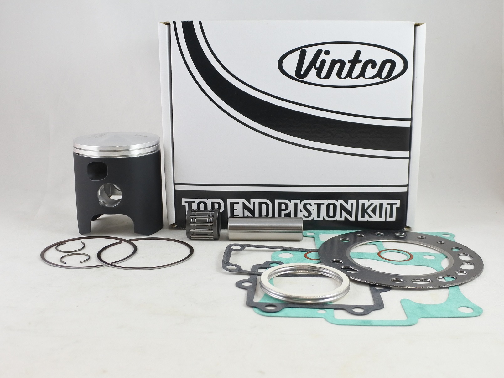TOP END PISTON KIT 88-92 SUZUKI LT R 250 68.5mm +1.5mm OVER VINTCO KTS28-1.5 image 1