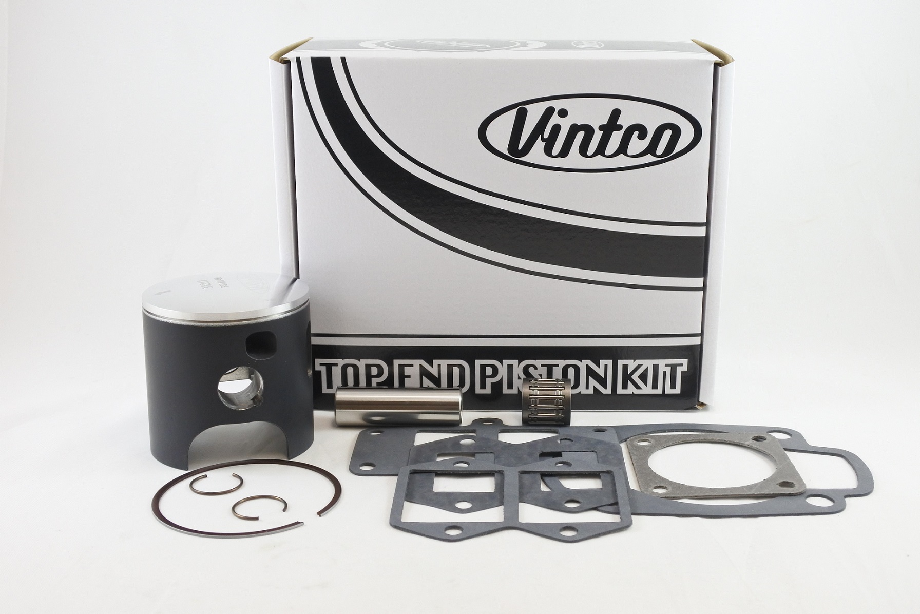 TOP END PISTON KIT 74-77 HUSQVARNA CR WR 250 69.5 mm STANDARD VINTCO KTU01-00 image 1