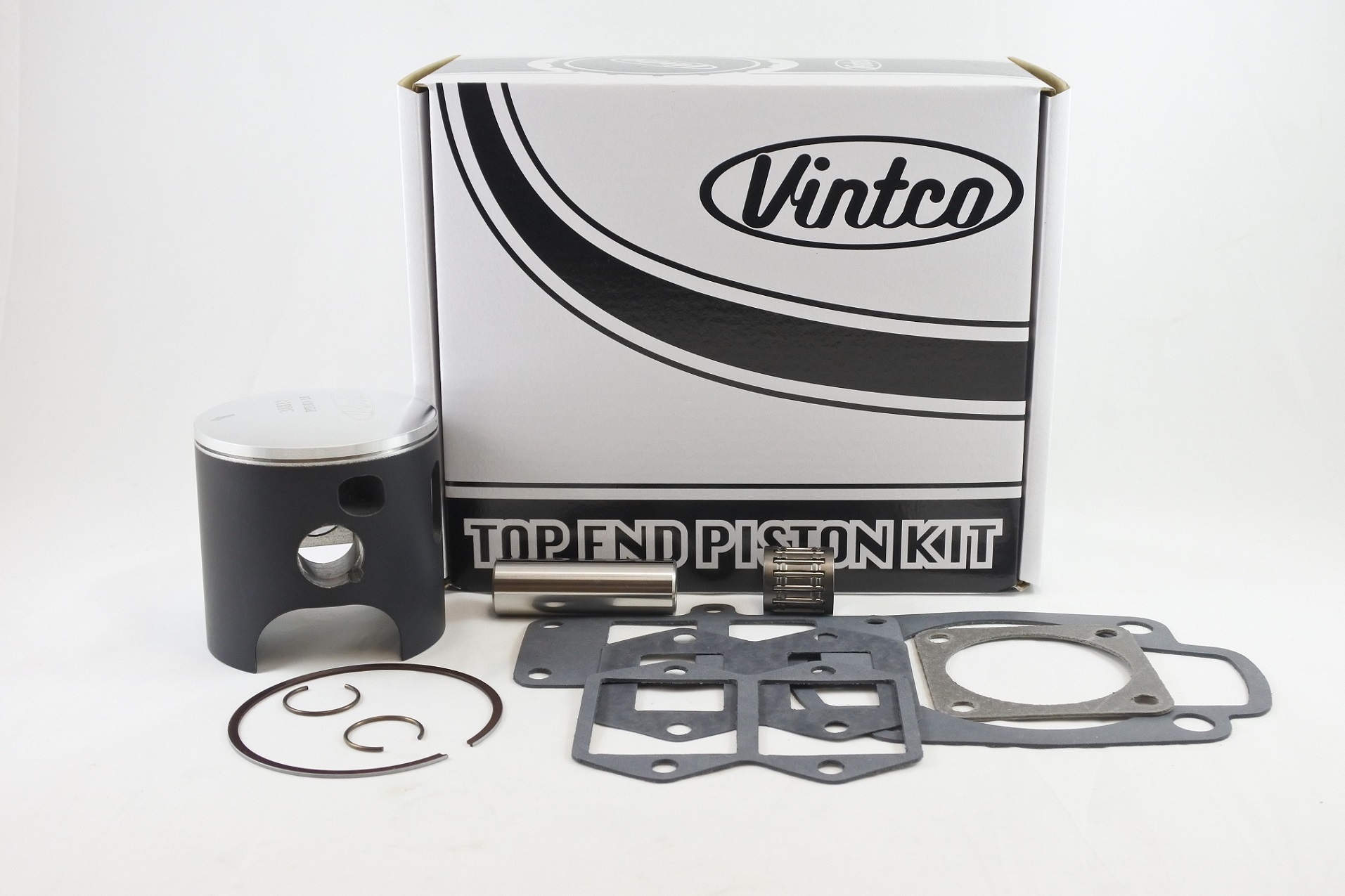 TOP END PISTON KIT 74-77 HUSQVARNA CR WR 250 70.5mm 1.0mm OVER VINTCO KTU01-1.0 image 1