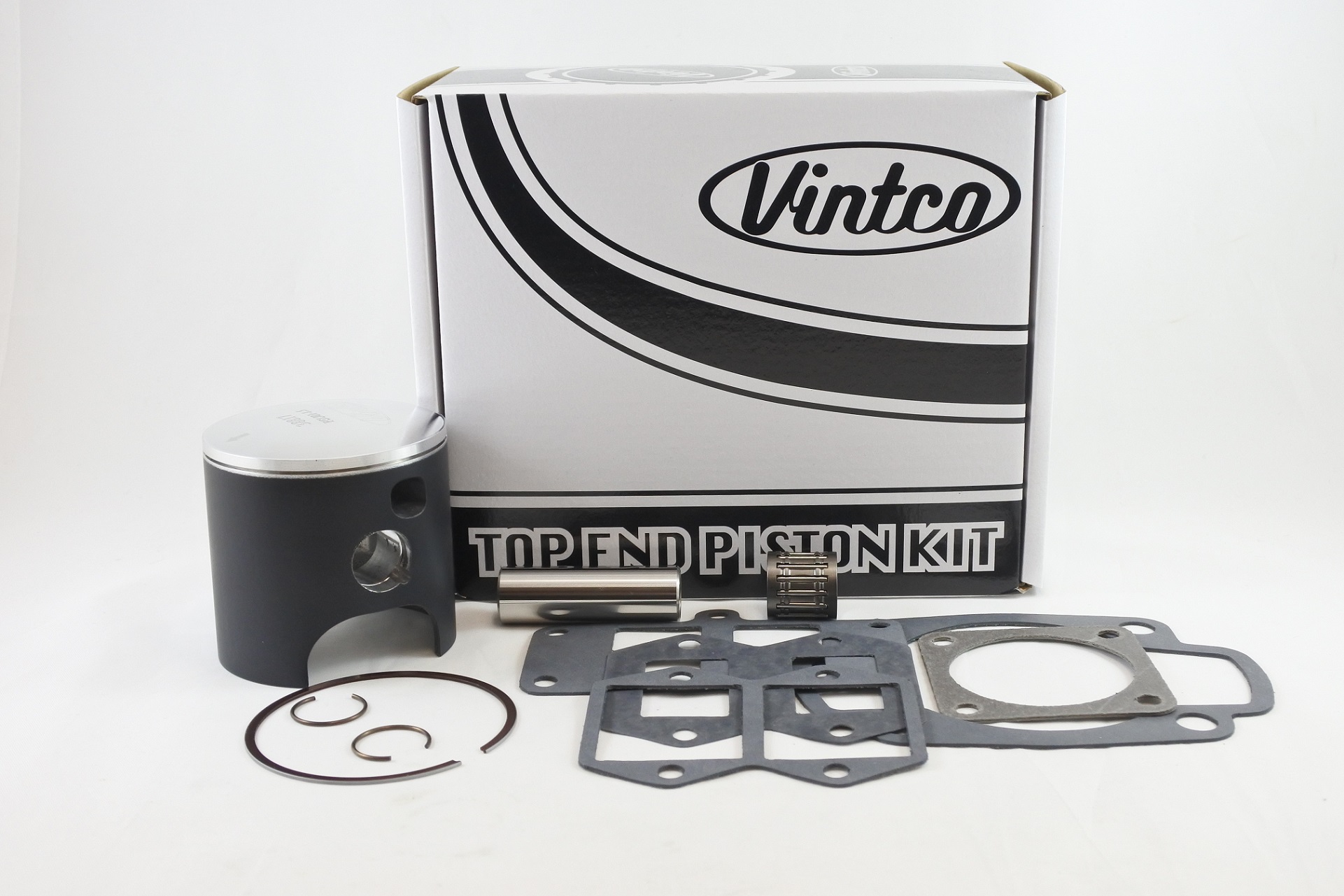TOP END PISTON KIT 74-77 HUSQVARNA CR WR 250 71.0mm 1.5mm OVER VINTCO KTU01-1.5 image 1