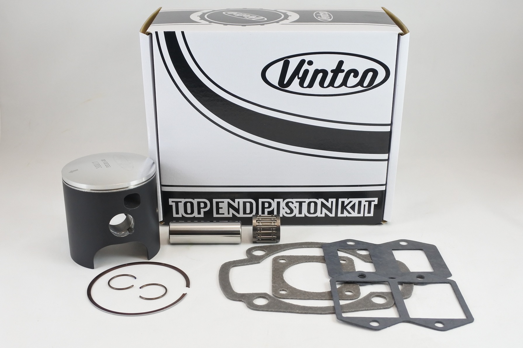 TOP END PISTON KIT 78-79 HUSQVARNA CR OR WR 250 69.5mm STANDARD VINTCO KTU02-00 image 1