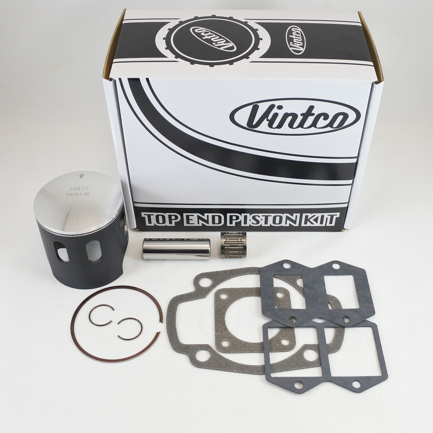 TOP END PISTON KIT 78-79 HUSQVARNA CR OR WR 250 69.5mm STANDARD VINTCO KTU02-00 thumbnail 2