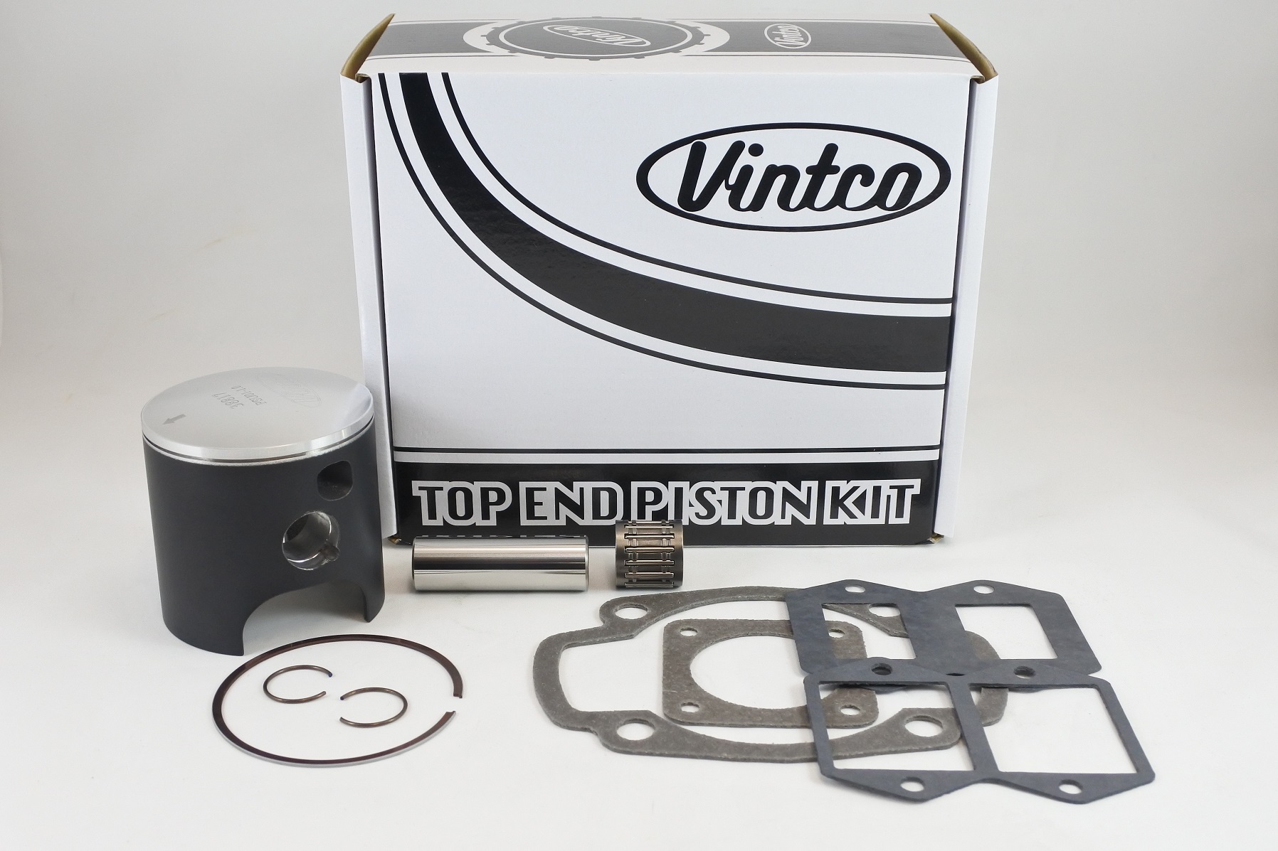 TOP END PISTON KIT 78-79 HUSQVARNA CR OR WR 250 70.5mm 1.0mm OVER VINTCO KTU02-1.0 image 1