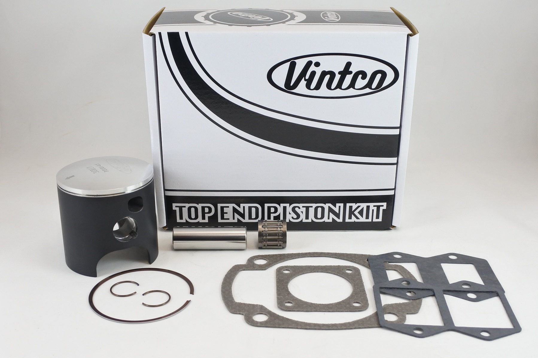 TOP END PISTON KIT 80-81 HUSQVARNA CR WR OR 250 70.0mm 0.5mm OVER VINTCO KTU03-0.5 image 1