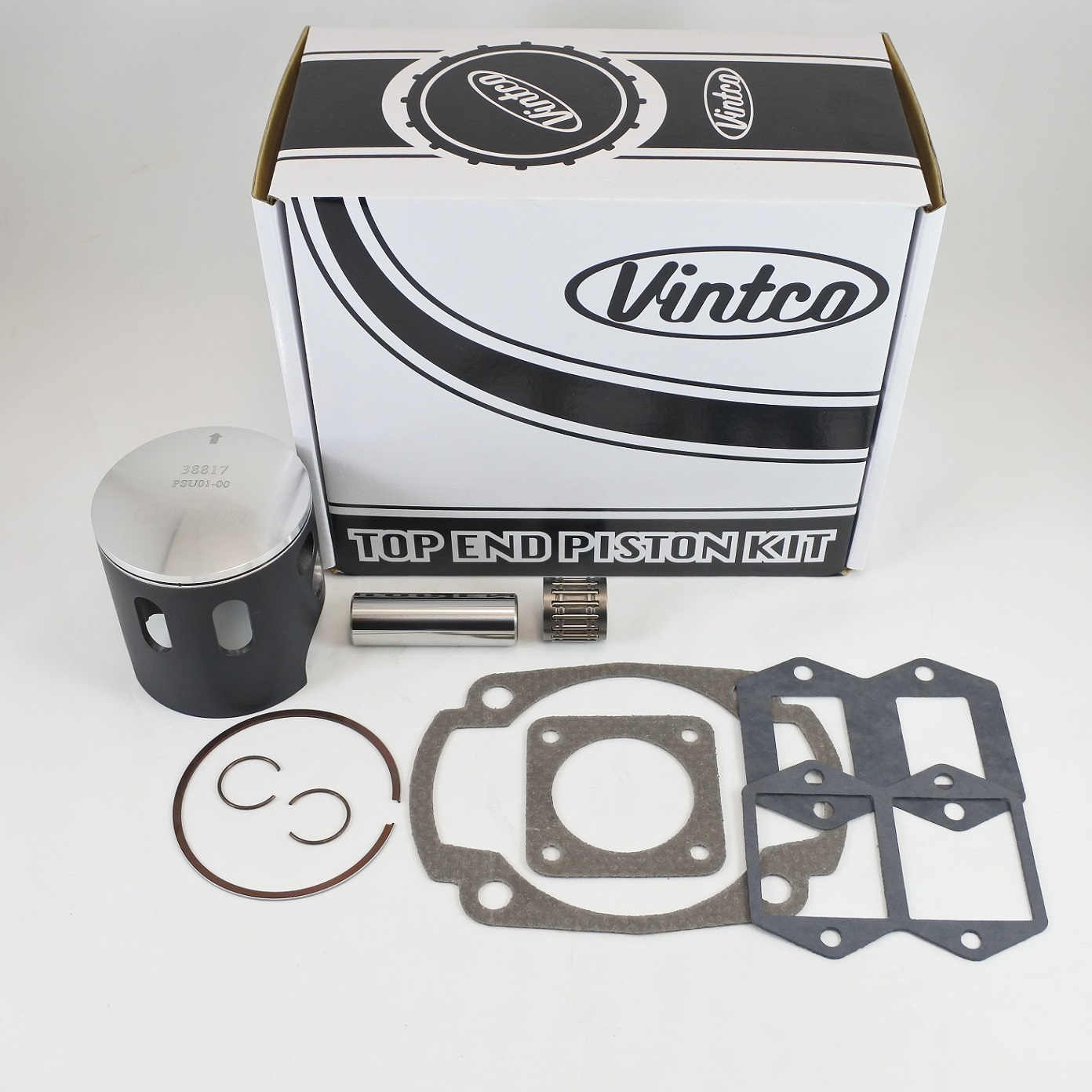 TOP END PISTON KIT 80-81 HUSQVARNA CR OR WR 250 69.5mm STANDARD VINTCO KTU03-00 thumbnail 2