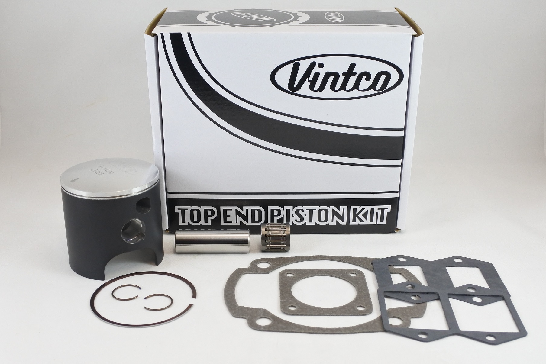 TOP END PISTON KIT 80-81 HUSQVARNA CR OR WR 250 70.5mm 1.0mm OVER VINTCO KTU03-1.0 image 1