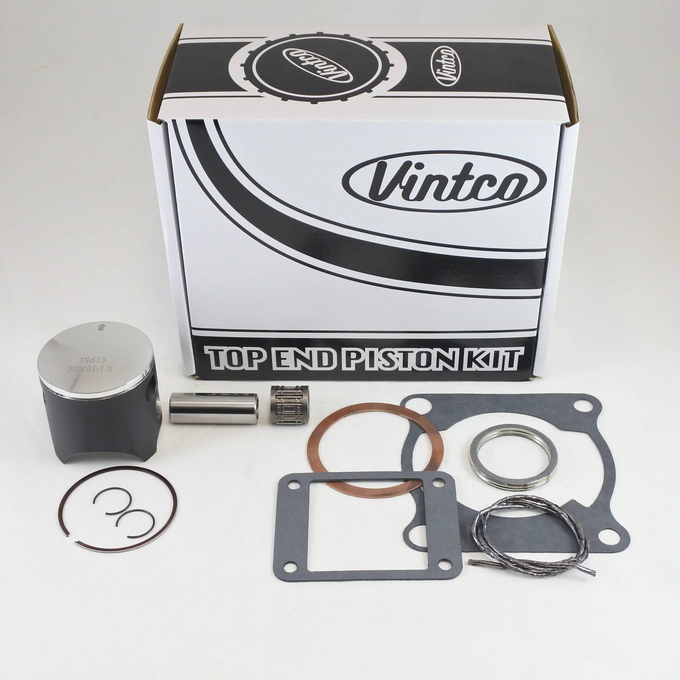 TOP END PISTON KIT 78-78 YAMAHA YZ 125 57.0mm 1.0mm OVER 2X3-11111-00-00 VINTCO KTY03-1.0 thumbnail 2