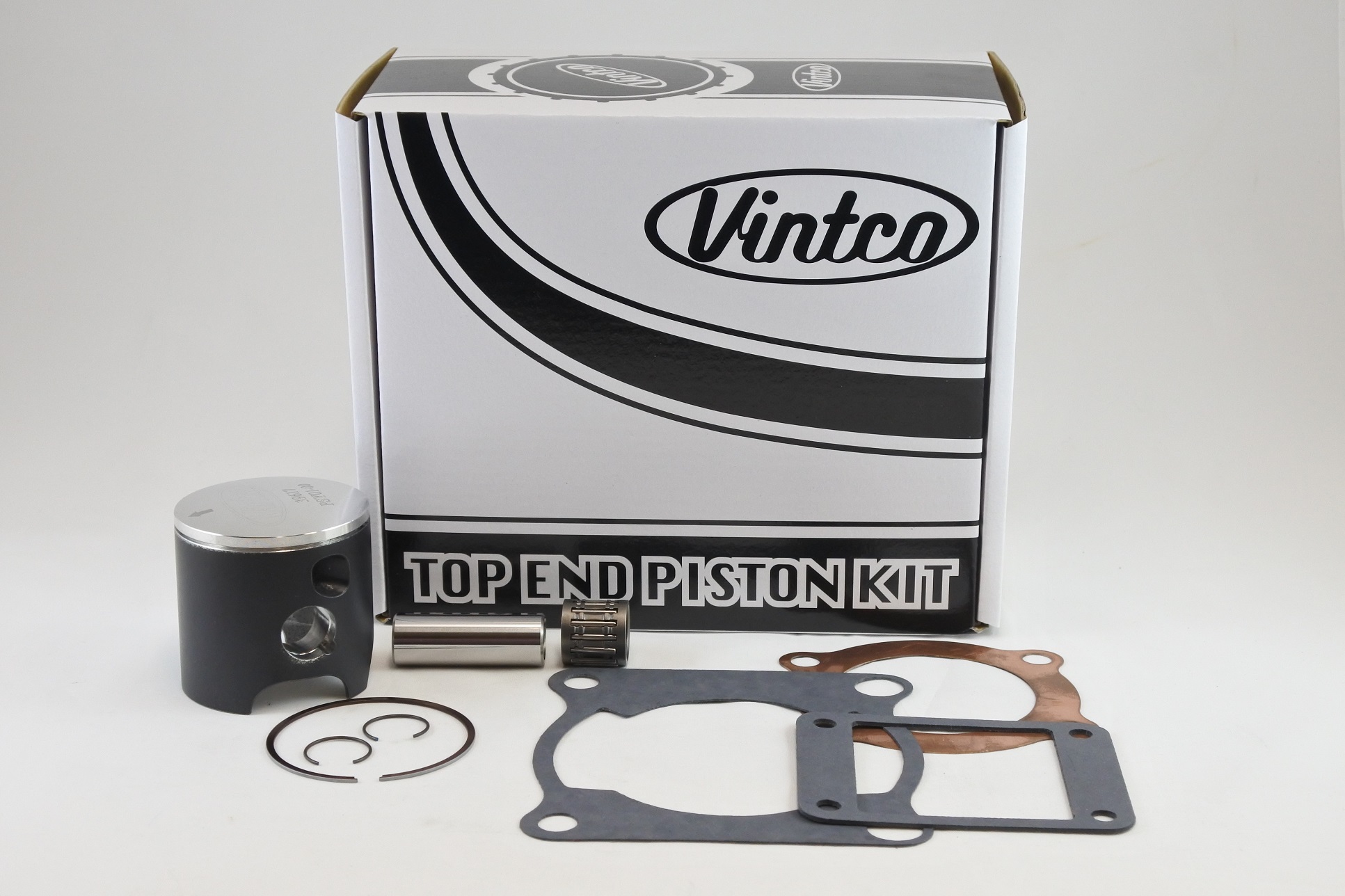 TOP END PISTON KIT 79-79 YAMAHA YZ 125 56.0mm STANDARD 2K6-11111-00-00 VINTCO KTY04-00 image 1