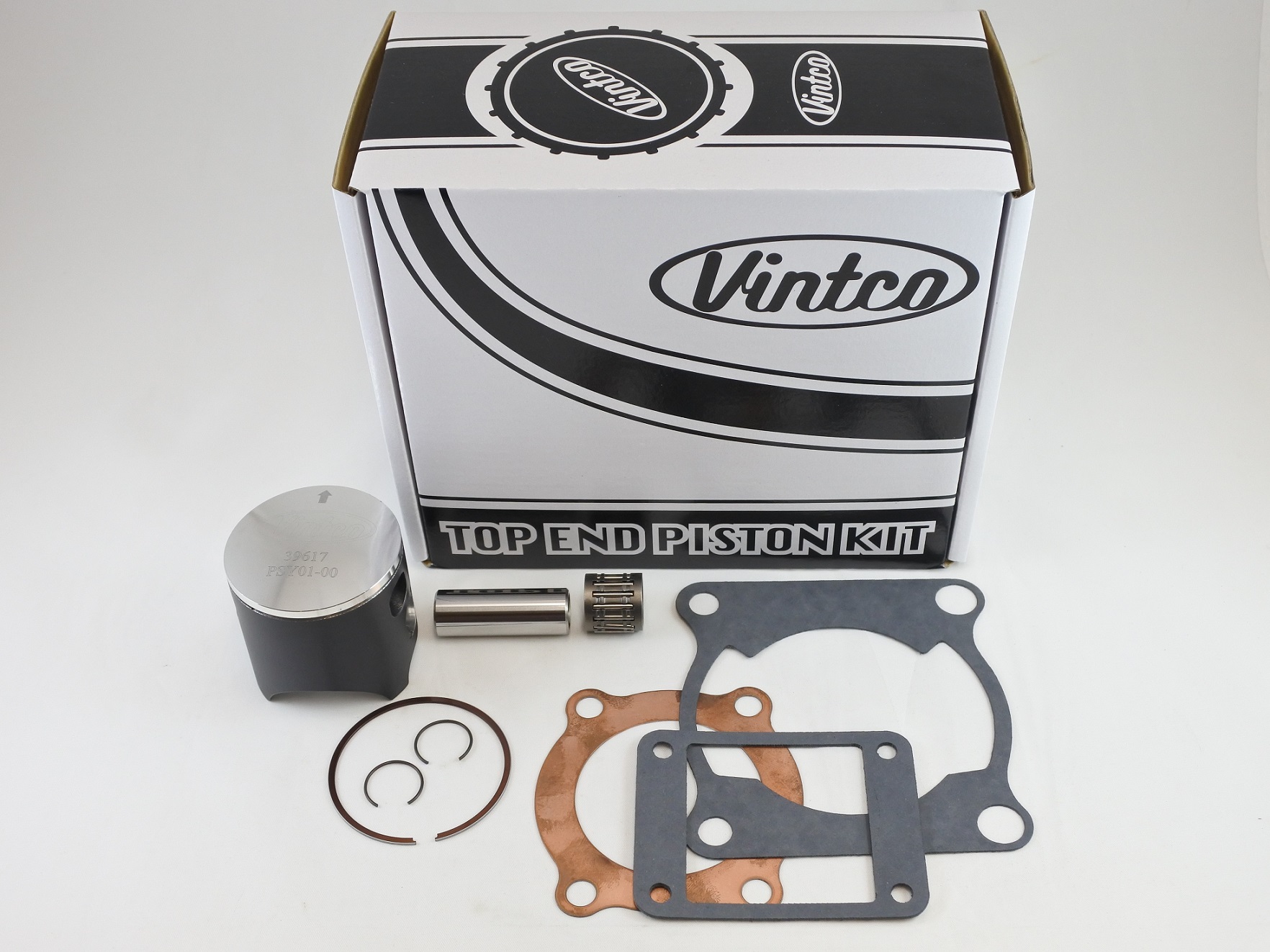 TOP END PISTON KIT 79-79 YAMAHA YZ 125 56.0mm STANDARD 2K6-11111-00-00 VINTCO KTY04-00 thumbnail 2