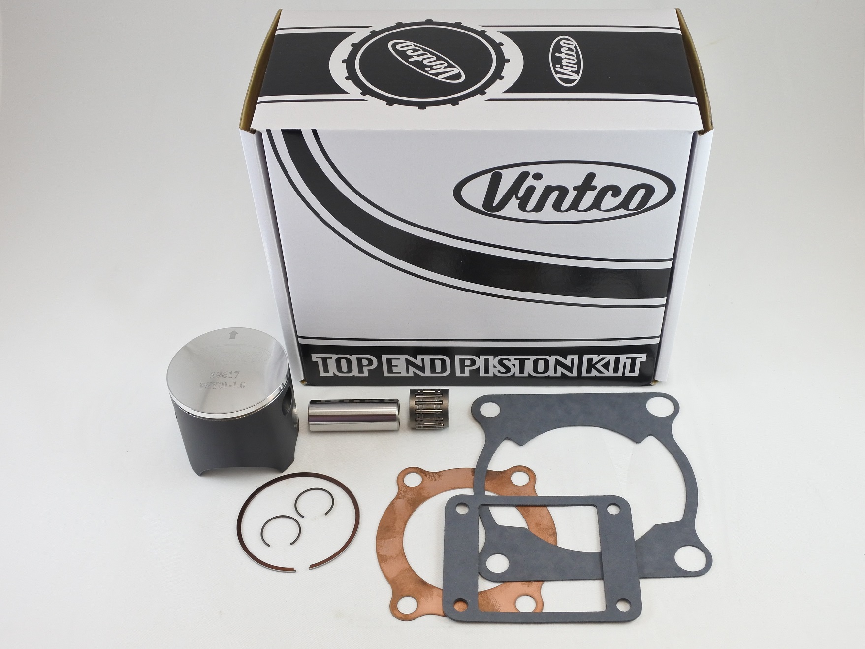 TOP END PISTON KIT 79-79 YAMAHA YZ 125 57.0mm 1.0mm OVER 2K6-11111-00-00 VINTCO KTY04-1.0 thumbnail 2