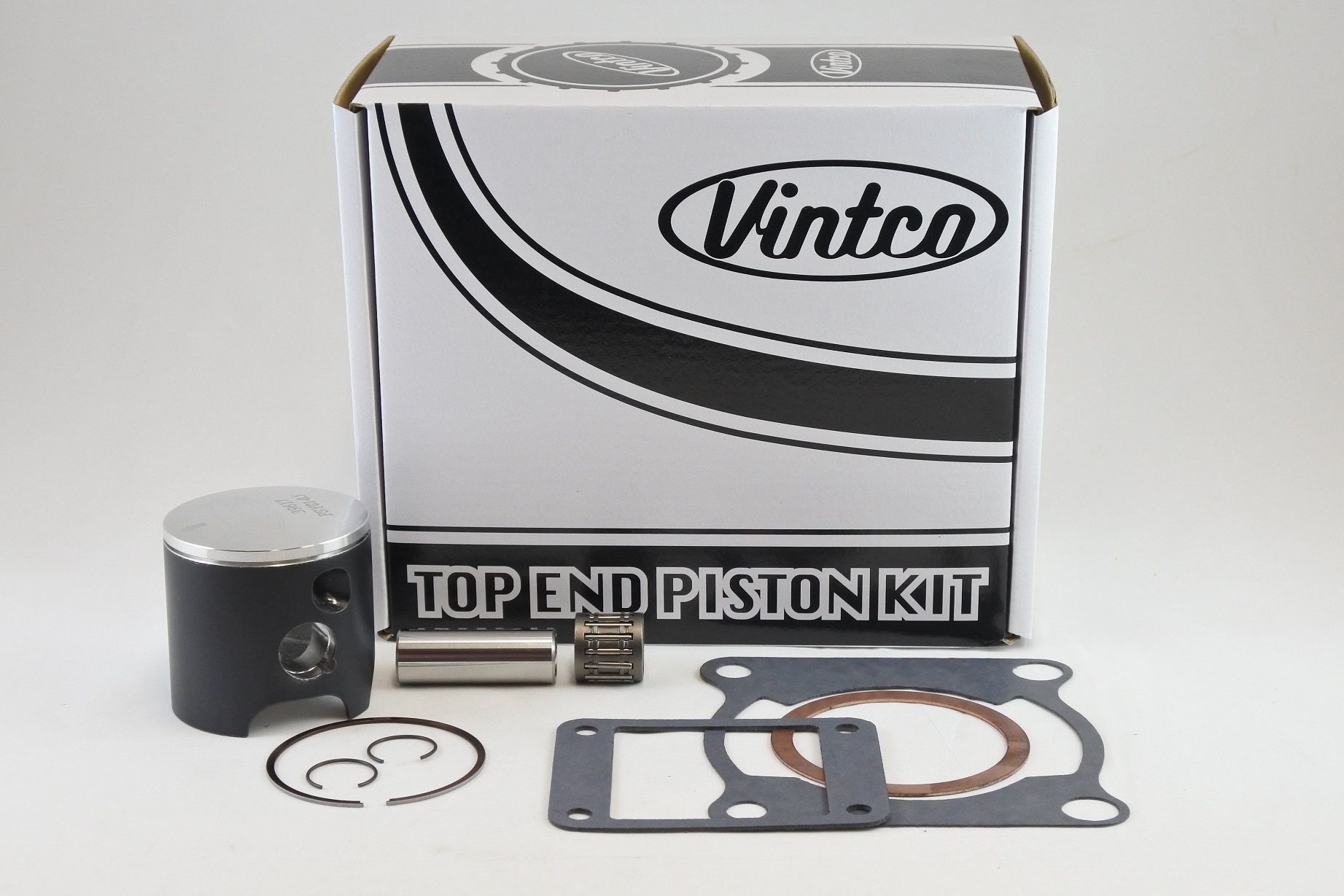 TOP END PISTON KIT 79-79 YAMAHA YZ 125 56.5mm OVER 2X3-11111-00-00 VINTCO KTY05-0.5 image 1