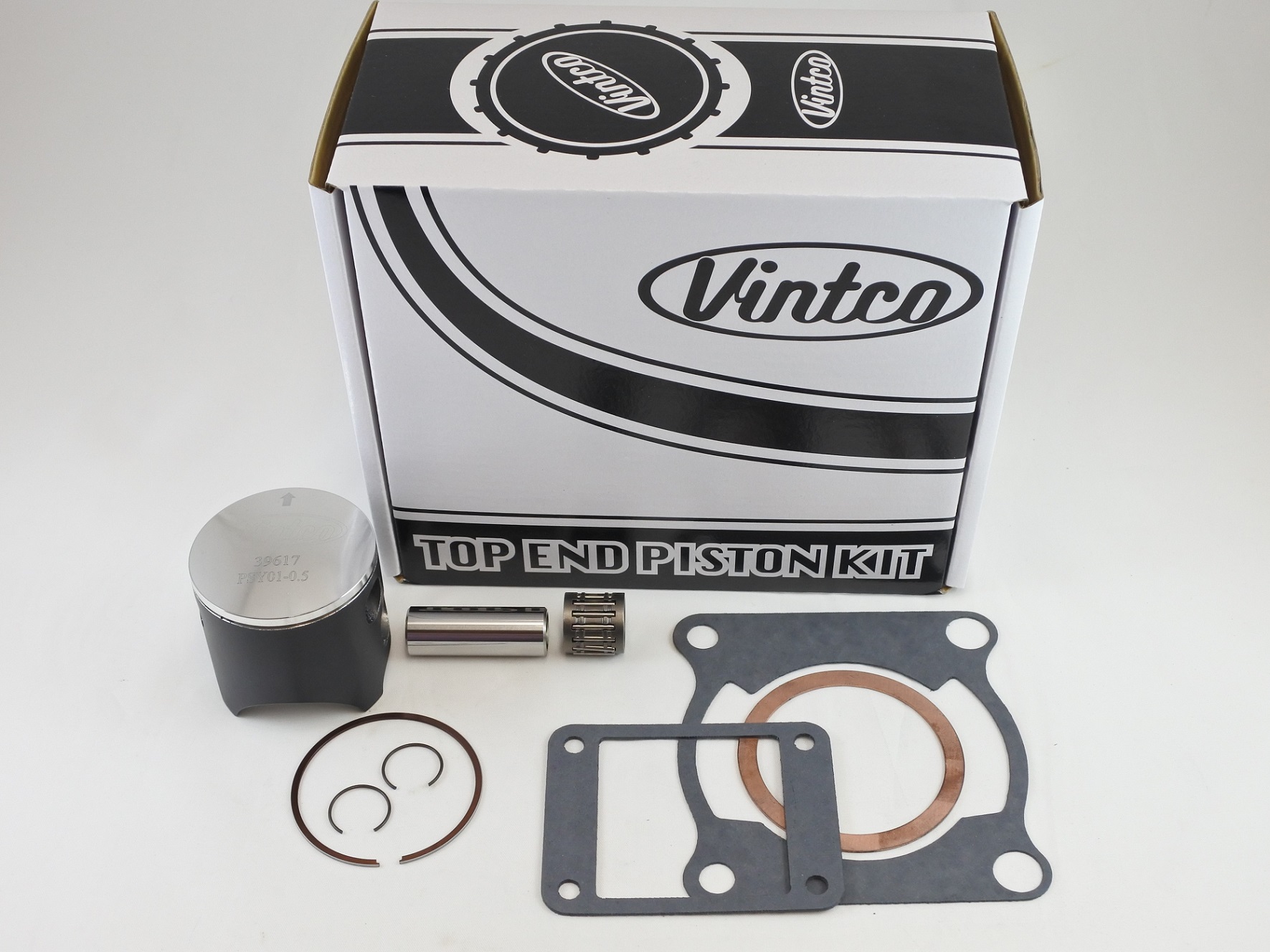TOP END PISTON KIT 79-79 YAMAHA YZ 125 56.5mm OVER 2X3-11111-00-00 VINTCO KTY05-0.5 thumbnail 2