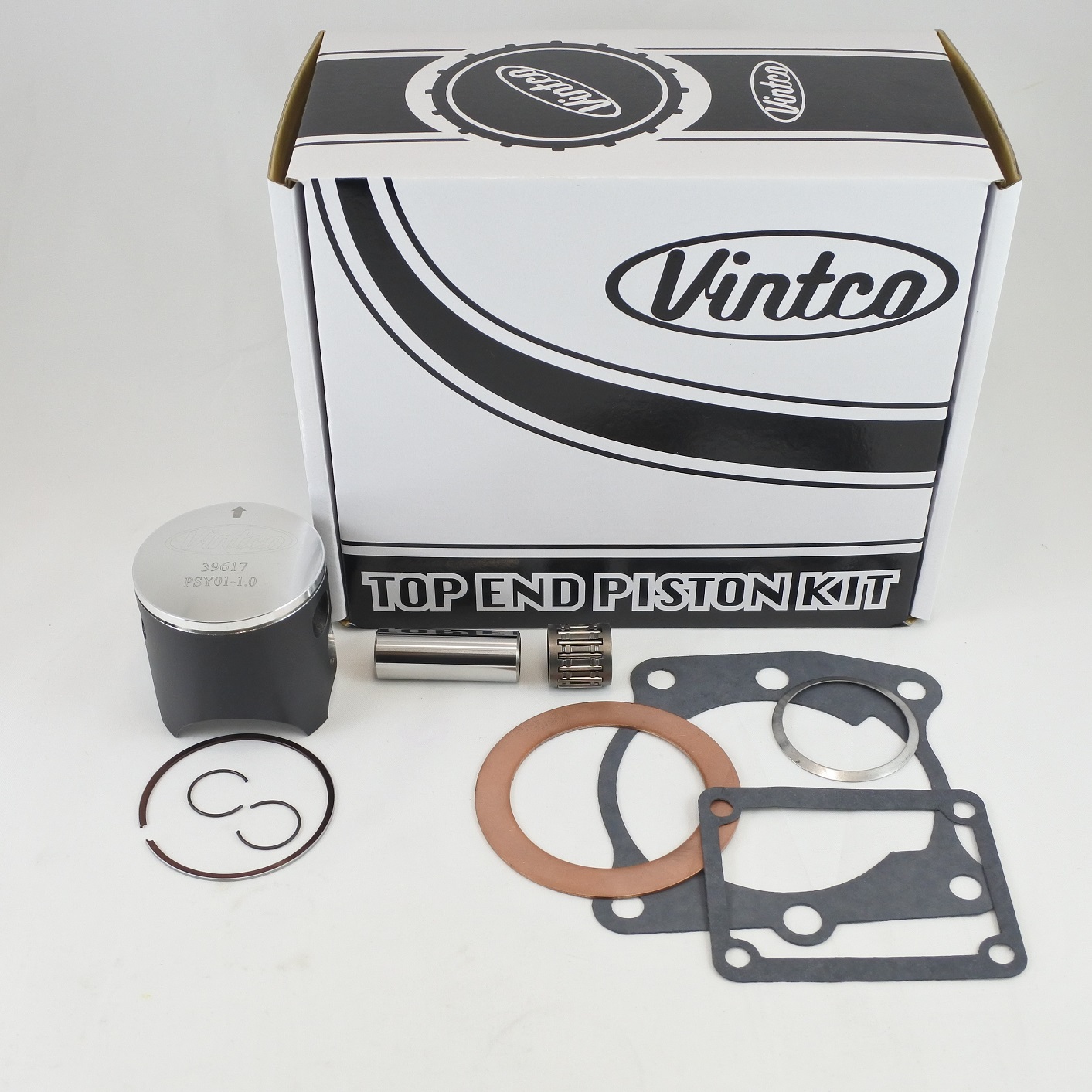 TOP END PISTON KIT 80-80 YAMAHA YZ 125 57.0mm 1.0mm OVER VINTCO KTY06-1.0 thumbnail 2