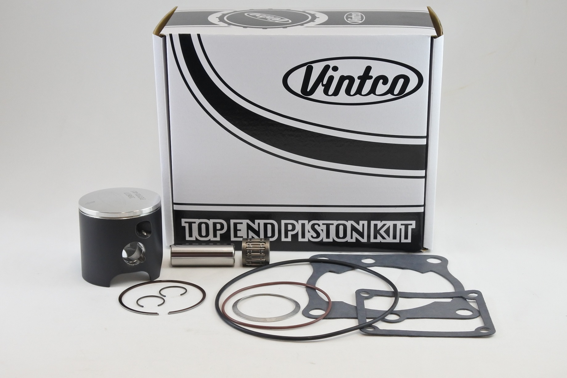 TOP END PISTON KIT 81-81 YAMAHA YZ 125 56.5mm 0.5mm OVER VINTCO KTY07-0.5 image 1