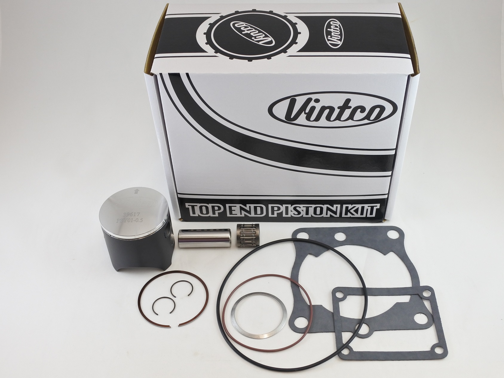 TOP END PISTON KIT 81-81 YAMAHA YZ 125 56.5mm 0.5mm OVER VINTCO KTY07-0.5 thumbnail 2