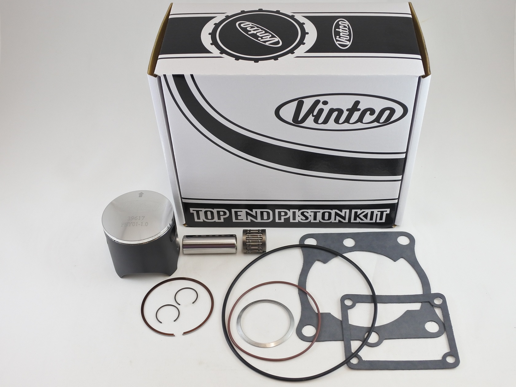 TOP END PISTON KIT 81-81 YAMAHA YZ 125 57.0mm 1.0mm OVER VINTCO KTY07-1.0 thumbnail 2