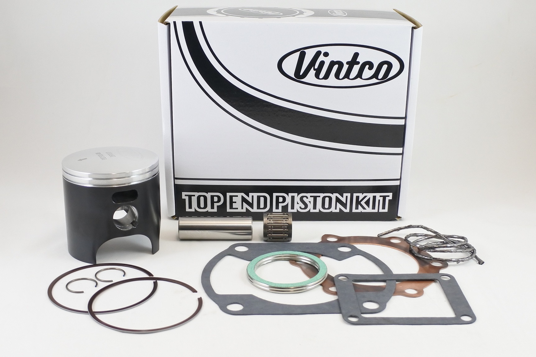 TOP END PISTON KIT 75-76 YAMAHA MX YZ 250 70.0MM STANDARD VINTCO KTY08-00 image 1
