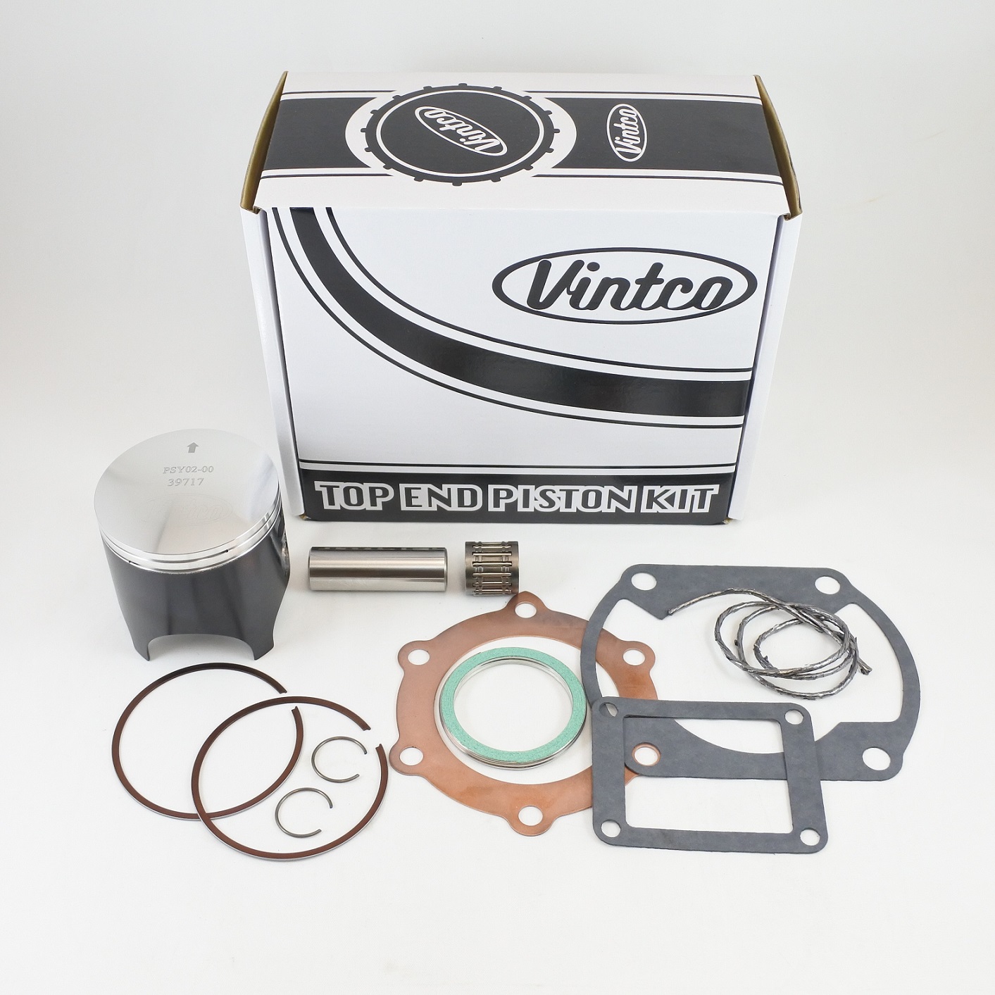 TOP END PISTON KIT 75-76 YAMAHA MX YZ 250 70.0MM STANDARD VINTCO KTY08-00 thumbnail 2