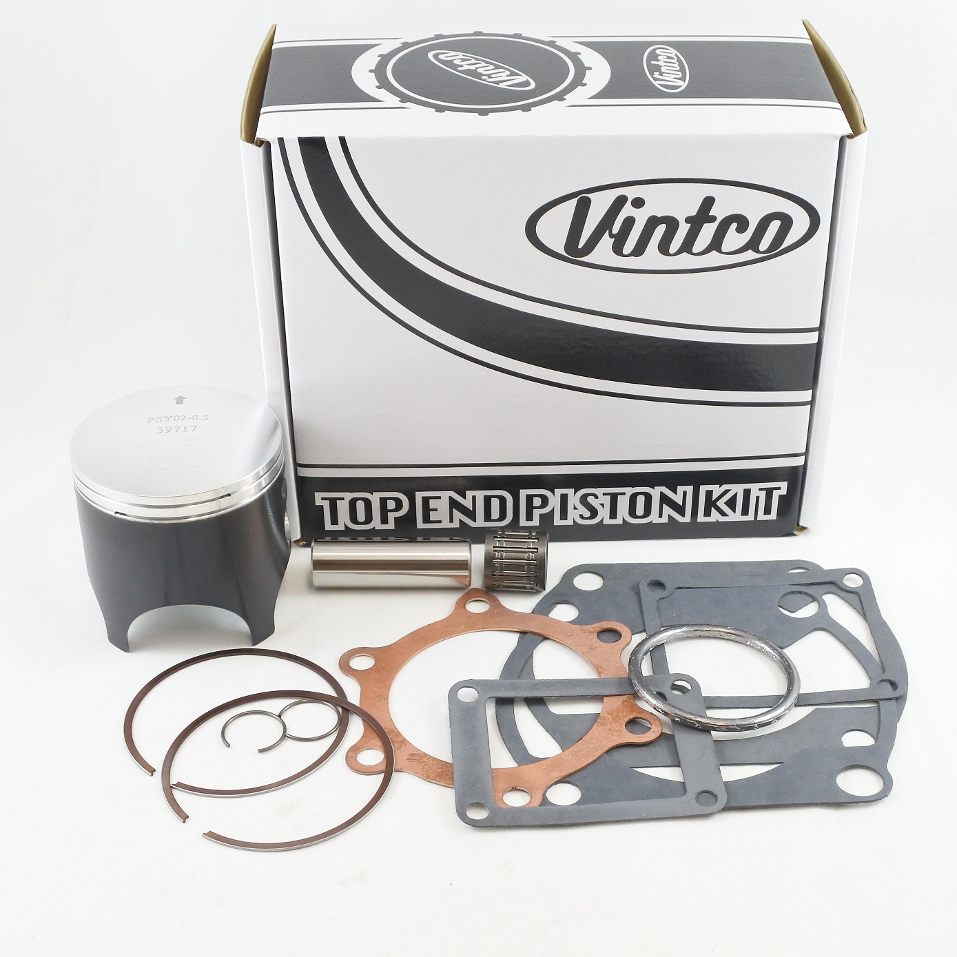 TOP END PISTON KIT 78-78 YAMAHA YZ 250 70.5mm 0.5mm OVER VINTCO KTY10-0.5 thumbnail 2