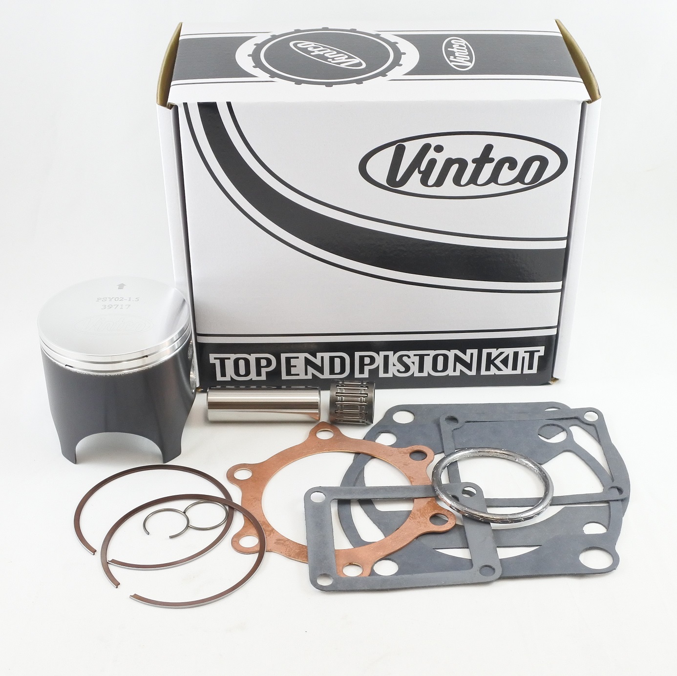 TOP END PISTON KIT 78-78 YAMAHA YZ 250 71.5mm 1.5mm OVER VINTCO KTY10-1.5 thumbnail 2
