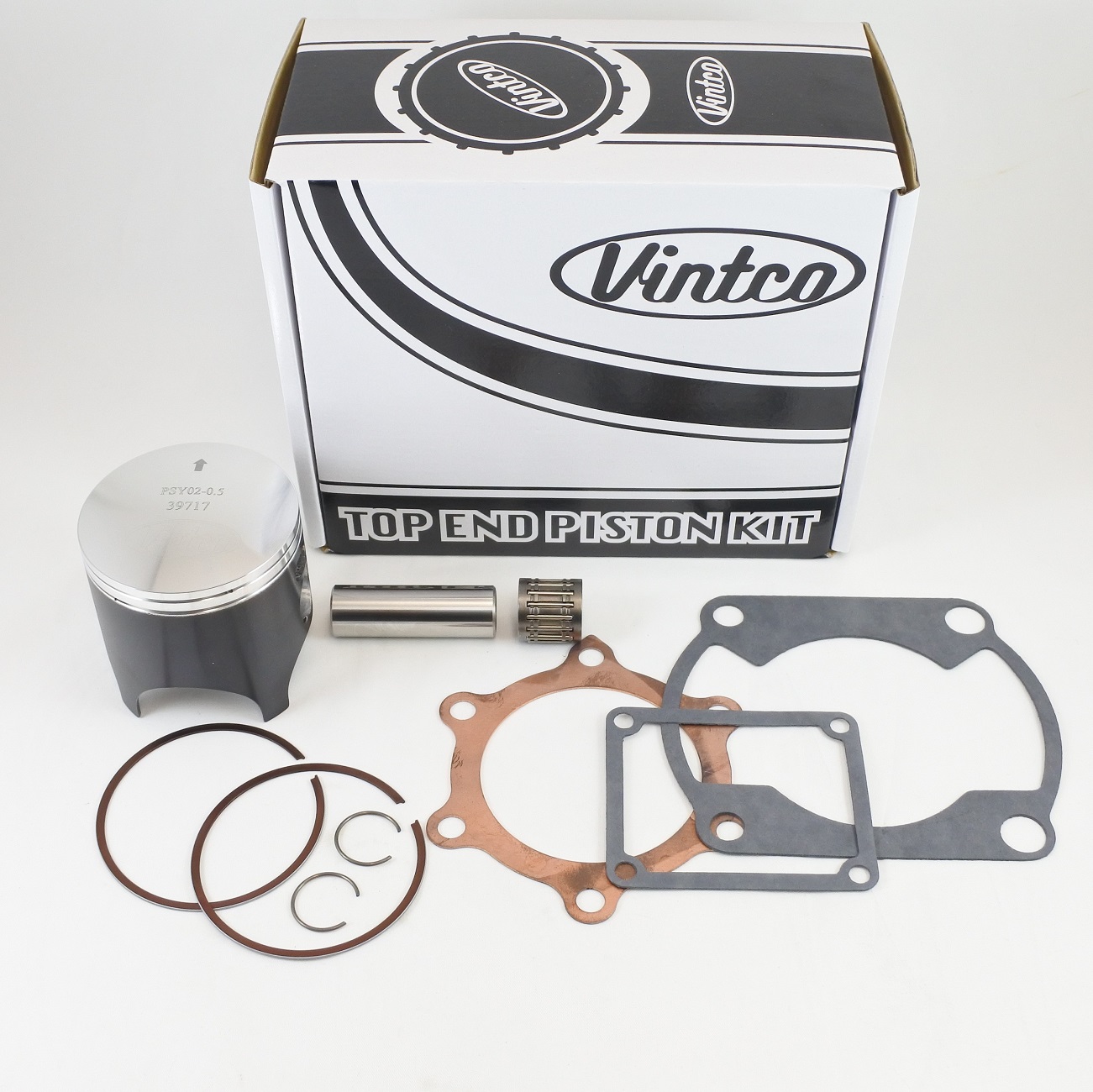 TOP END PISTON KIT 79-80 YAMAHA YZ IT 250 70.5mm 0.5mm OVER VINTCO KTY11-0.5 thumbnail 2