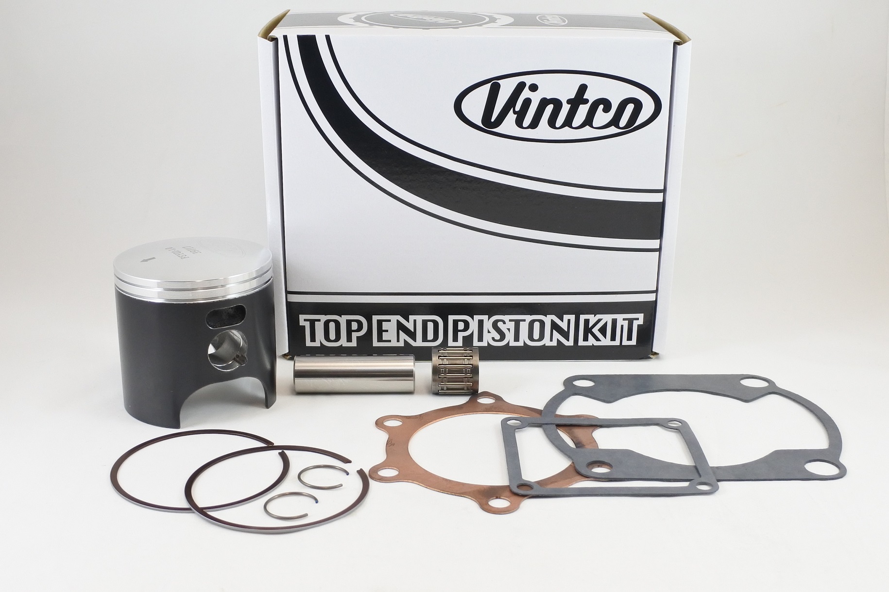 TOP END PISTON KIT 79-80 YAMAHA YZ IT 250 71.0mm 1.0mm OVER VINTCO KTY11-1.0 image 1