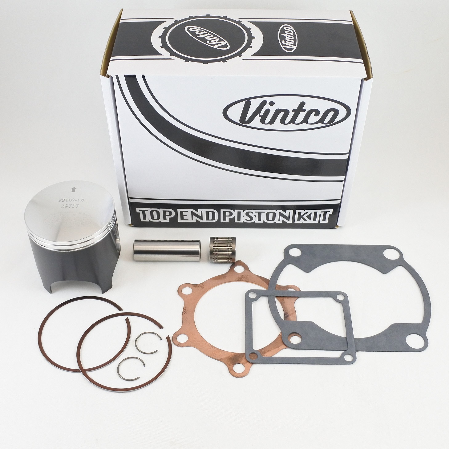 TOP END PISTON KIT 79-80 YAMAHA YZ IT 250 71.0mm 1.0mm OVER VINTCO KTY11-1.0 thumbnail 2