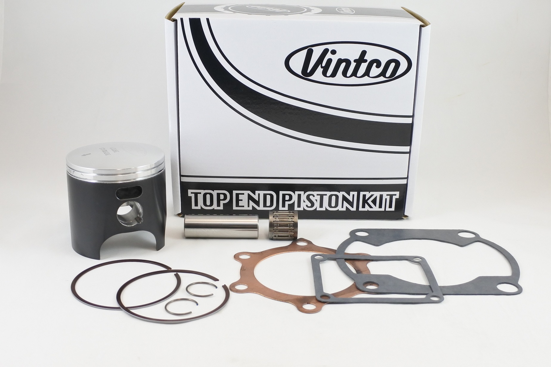TOP END PISTON KIT 79-80 YAMAHA YZ IT 250 71.5mm OVER VINTCO KTY11-1.5 image 1